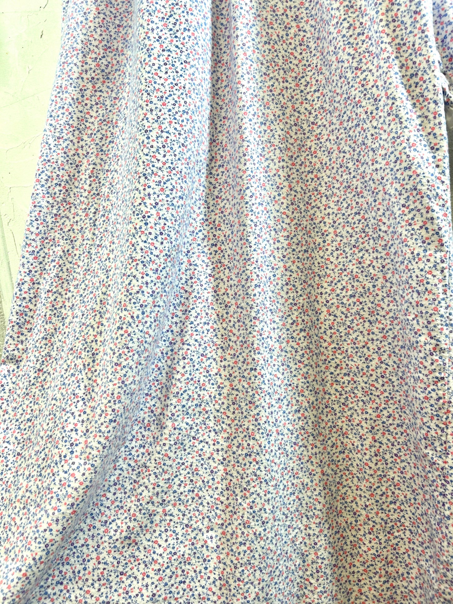 Vintage Flannel Dress MADE IN USA [J28746]