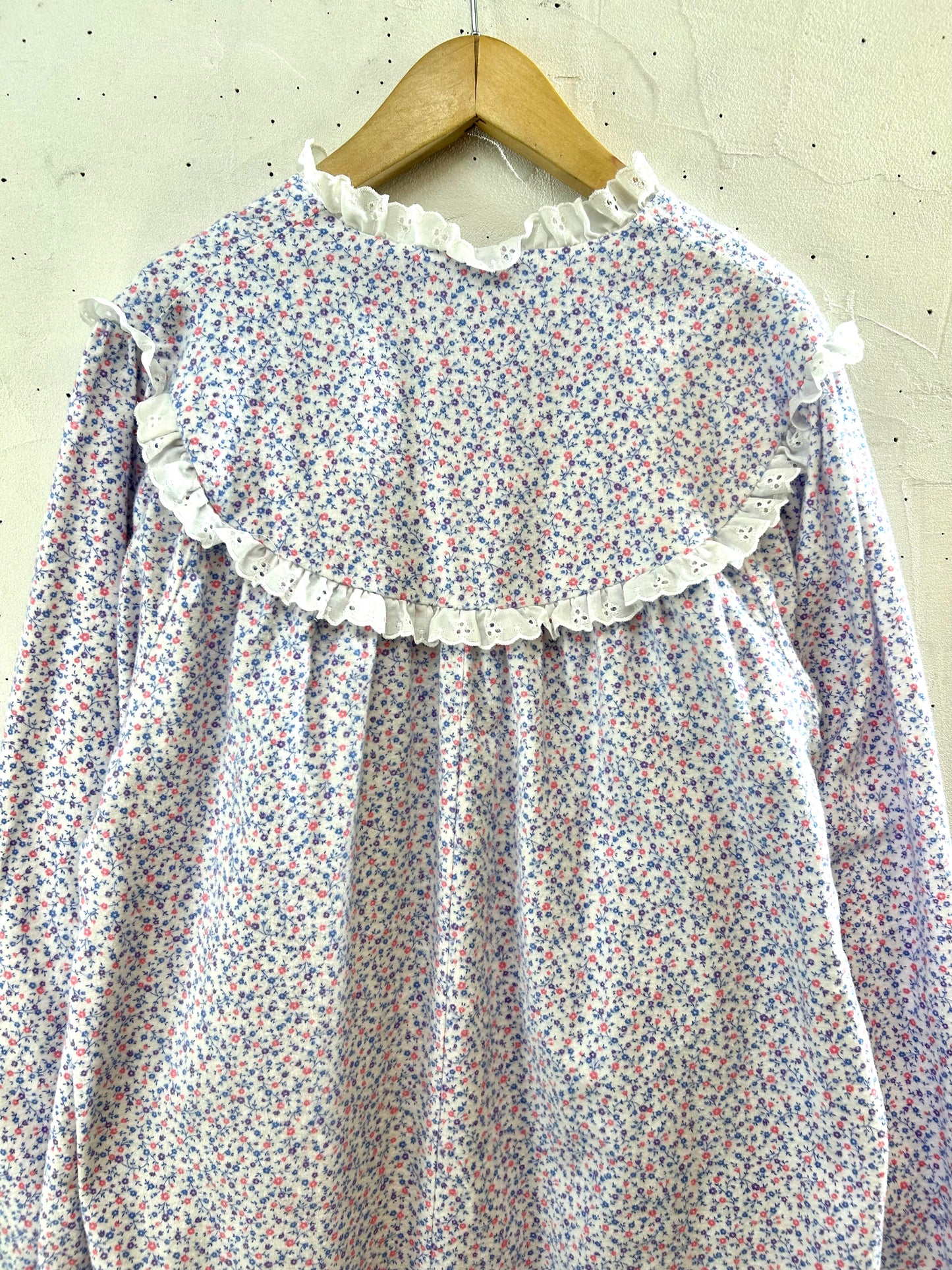 Vintage Flannel Dress MADE IN USA [J28746]