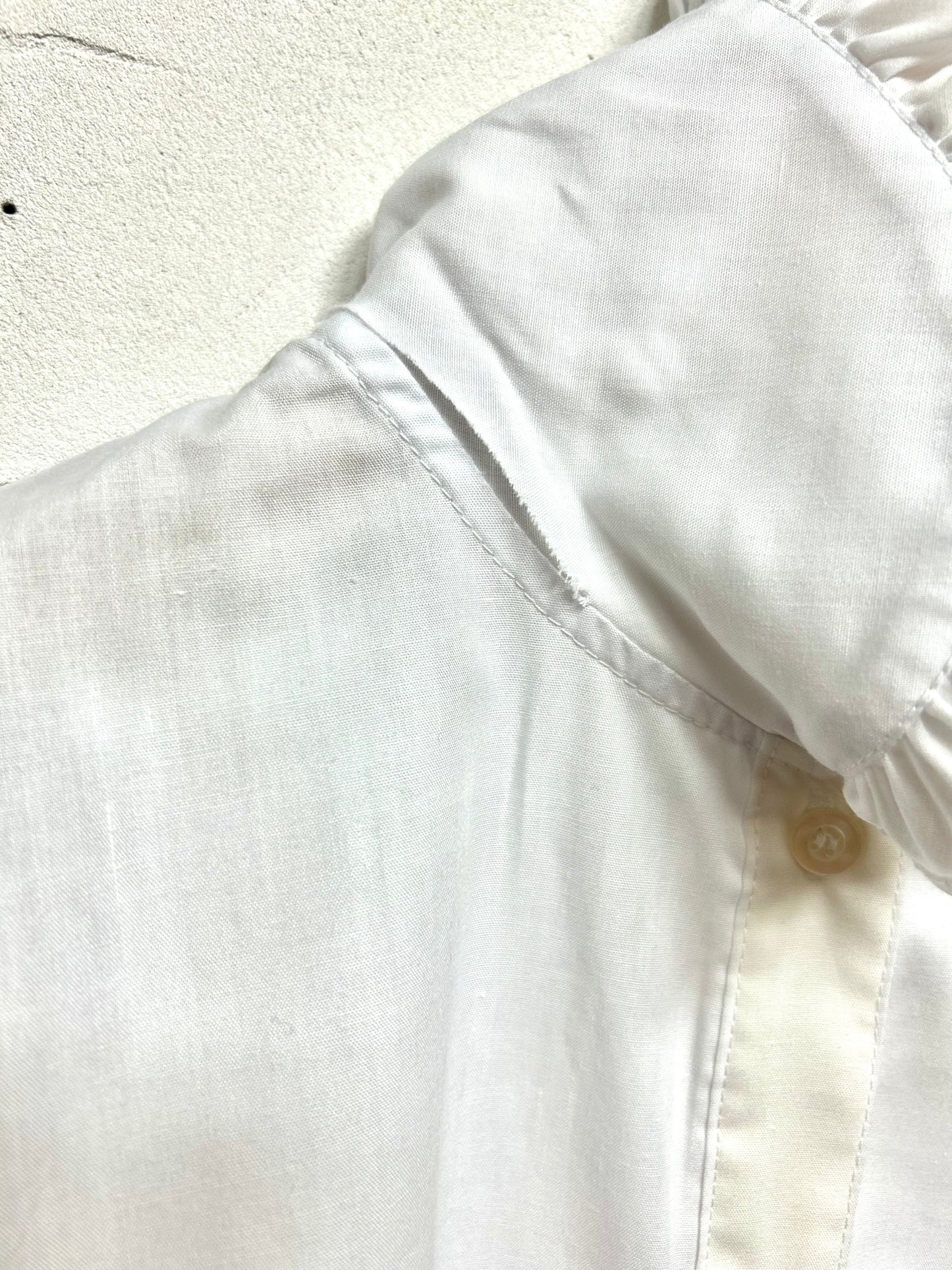 Vintage White Blouse  [H28744]