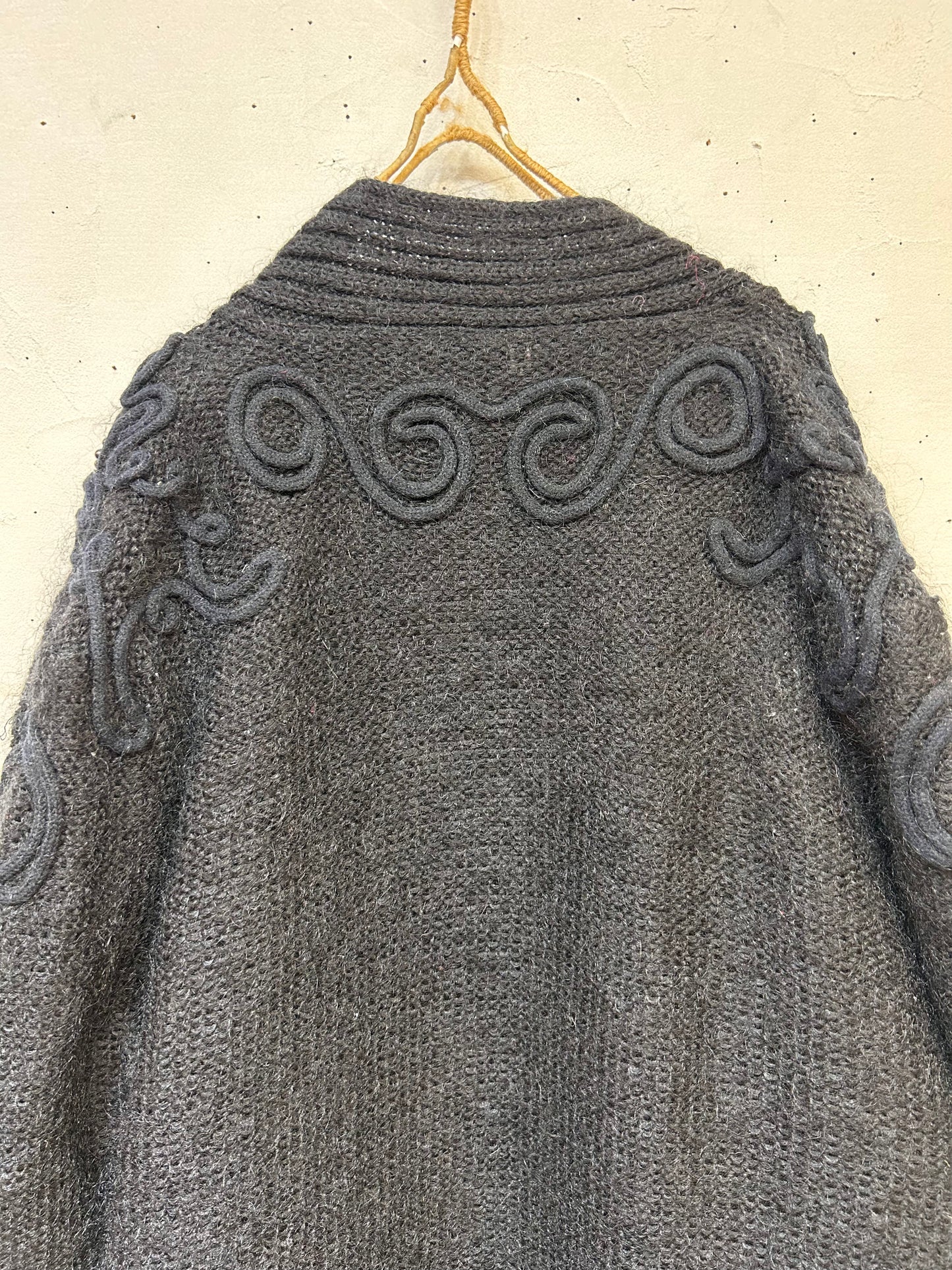 Vintage Mohair Knit Cardigan [J25407]