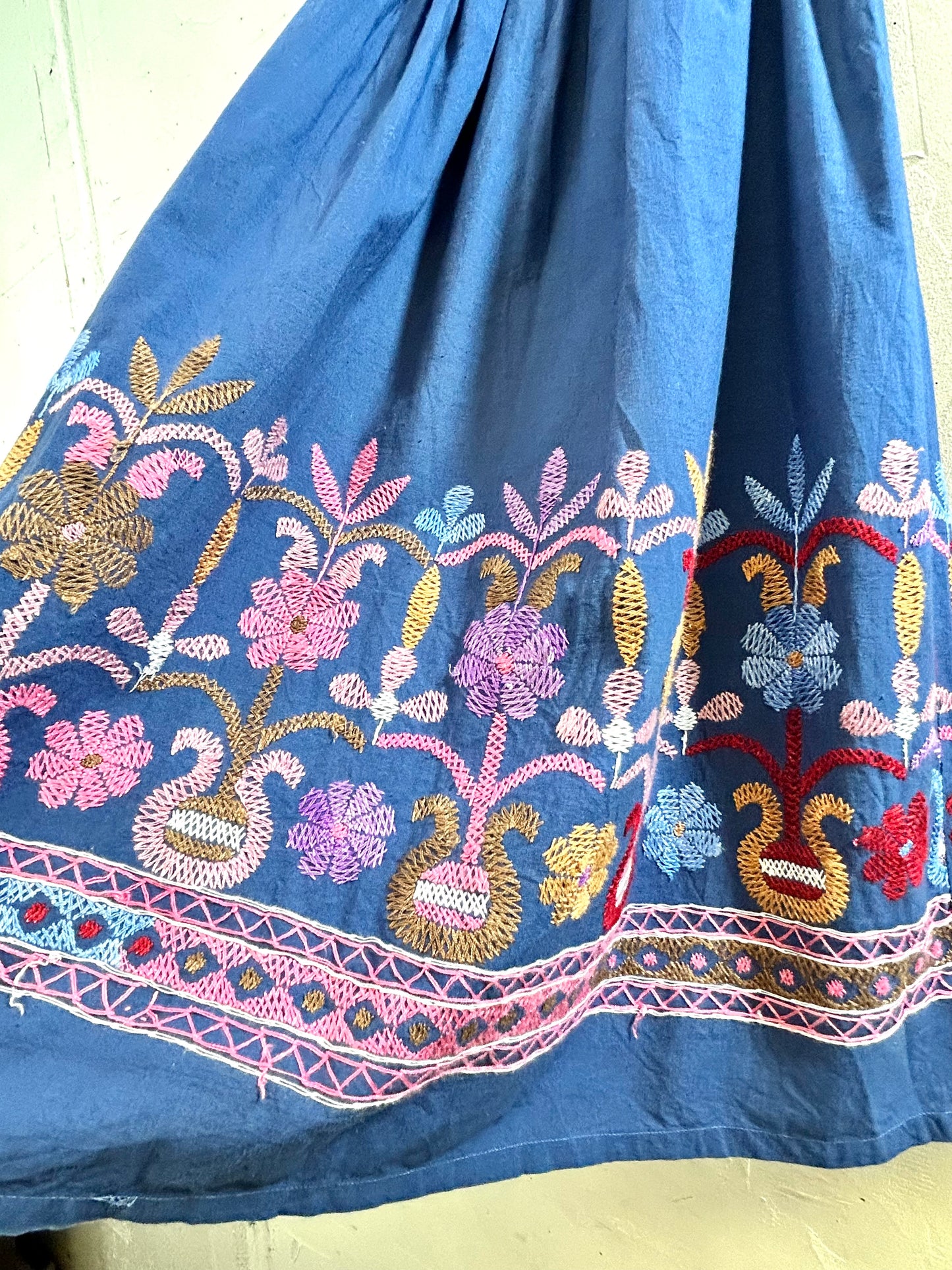 Vintage Embroidery Skirt MADE IN INDIA[F27801]