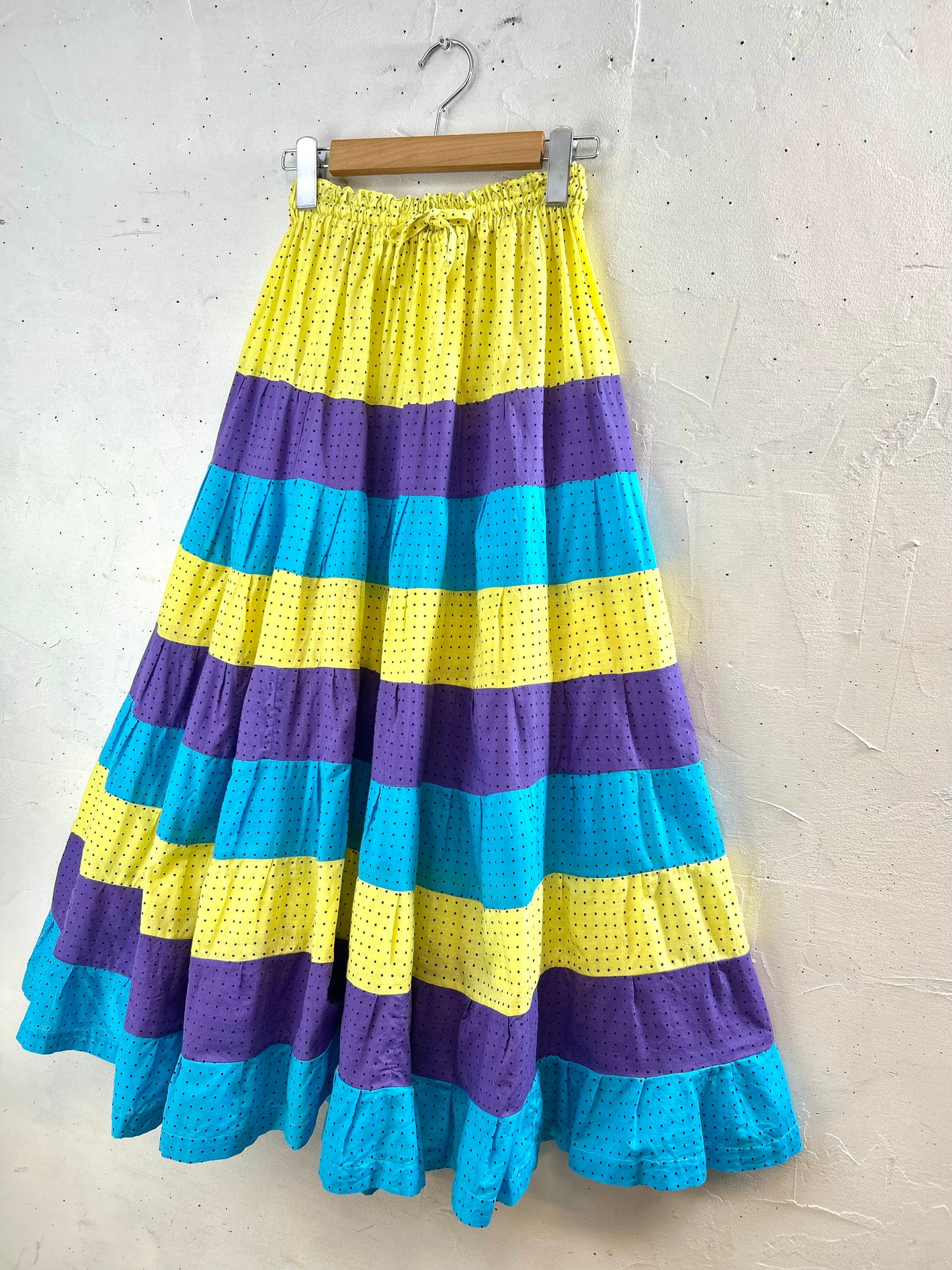 Vintage Tiered Skirt [D30057]