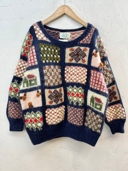 Vintage Knit Sweater [K28990]