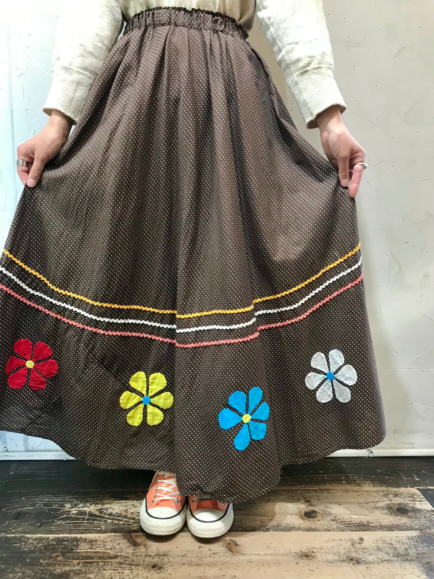 ’70s Vintage Skirt [K25420]