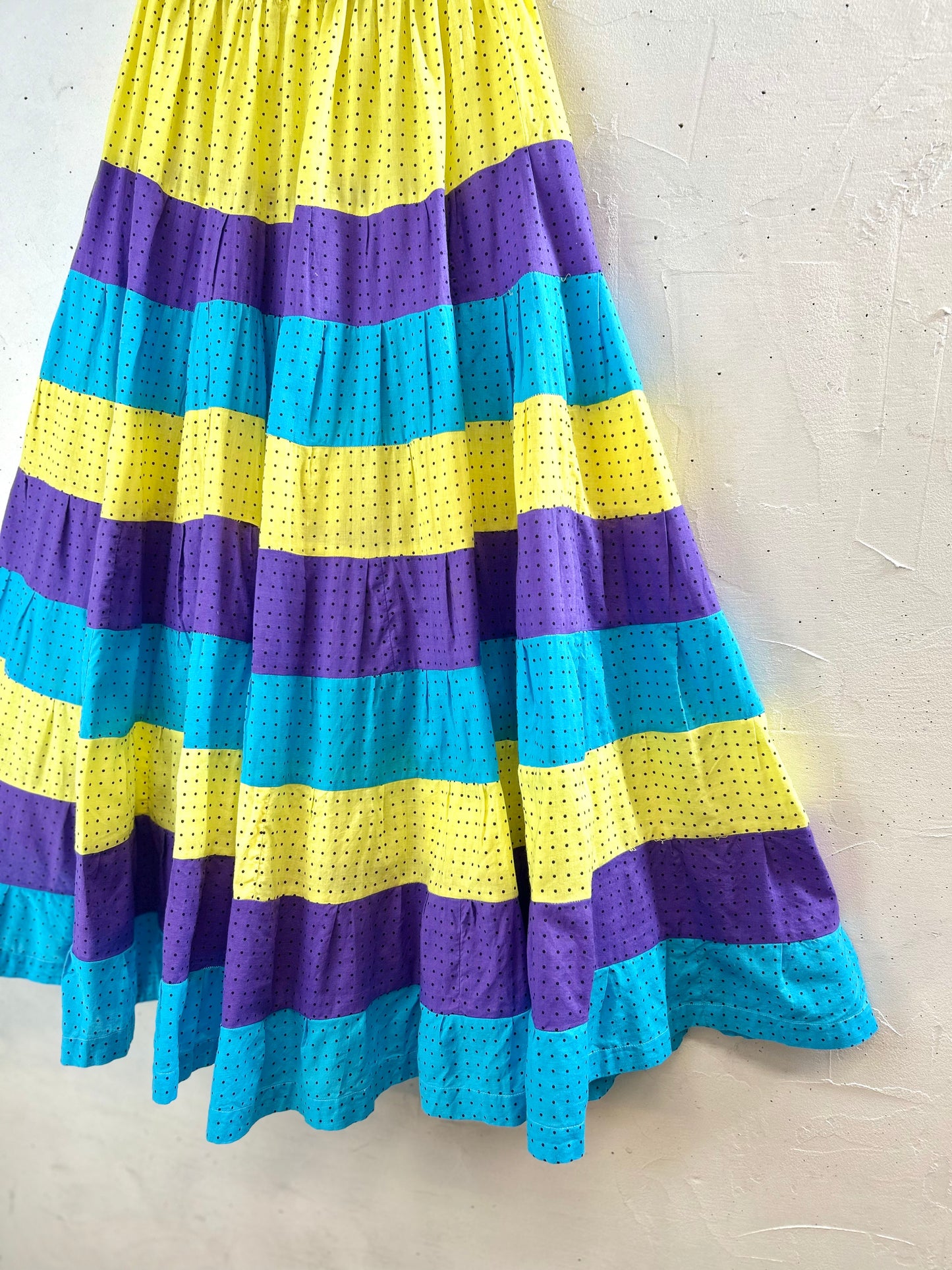 Vintage Tiered Skirt [D30057]