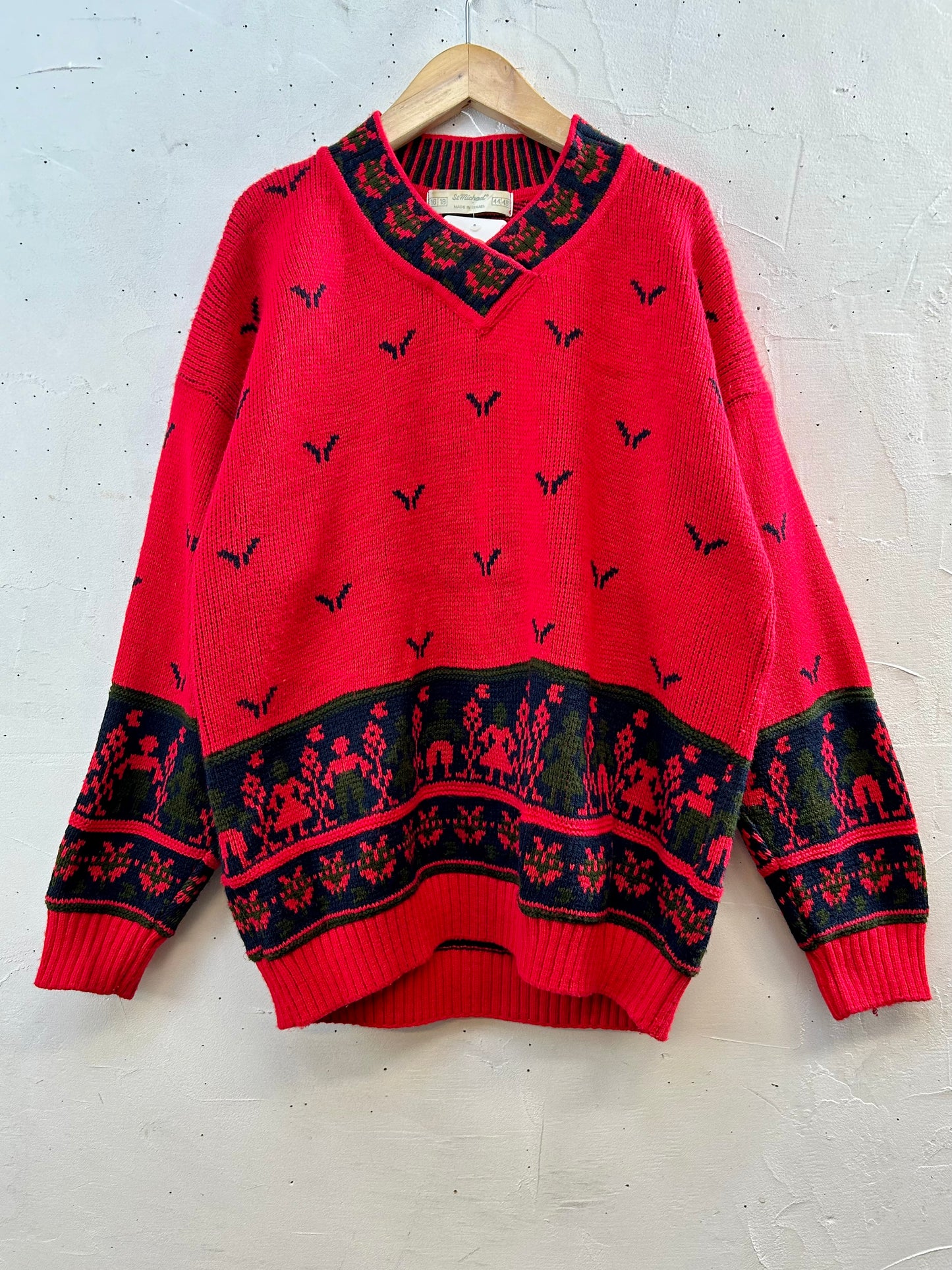 Vintage Knit Sweater [J28754]