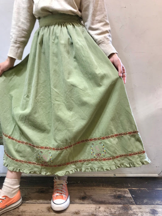 ’70s Vintage Skirt [K25422]