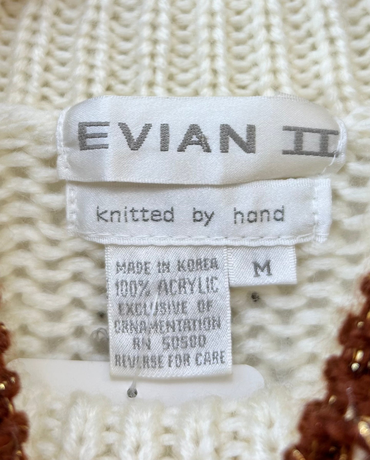 Vintage Hand Knit Sweater [J28753]