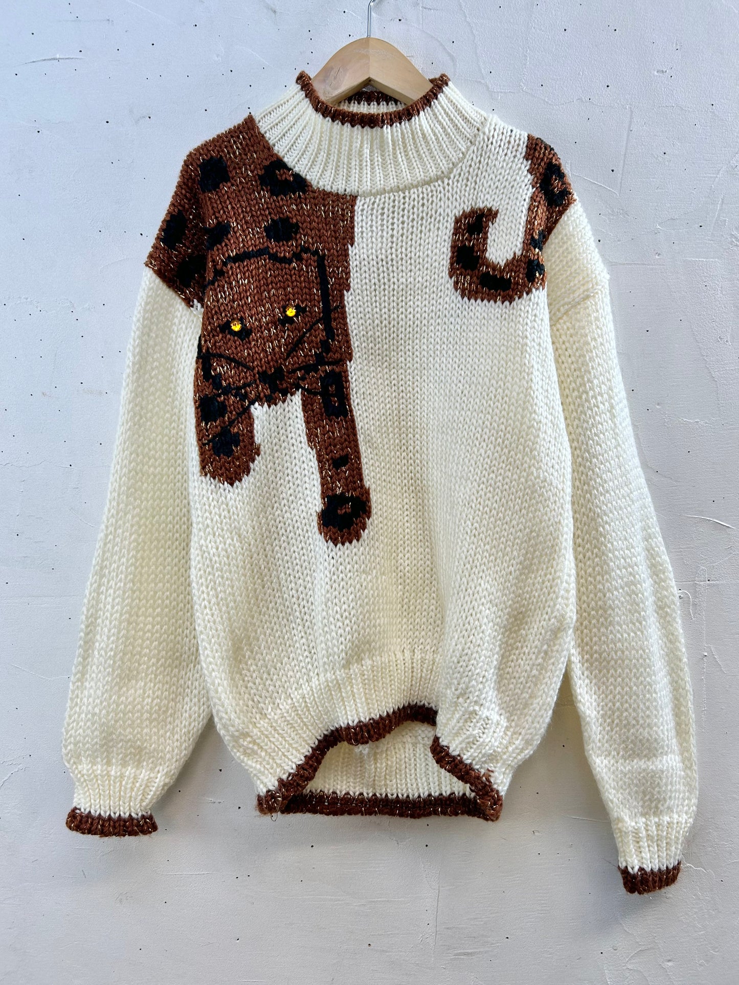 Vintage Hand Knit Sweater [J28753]