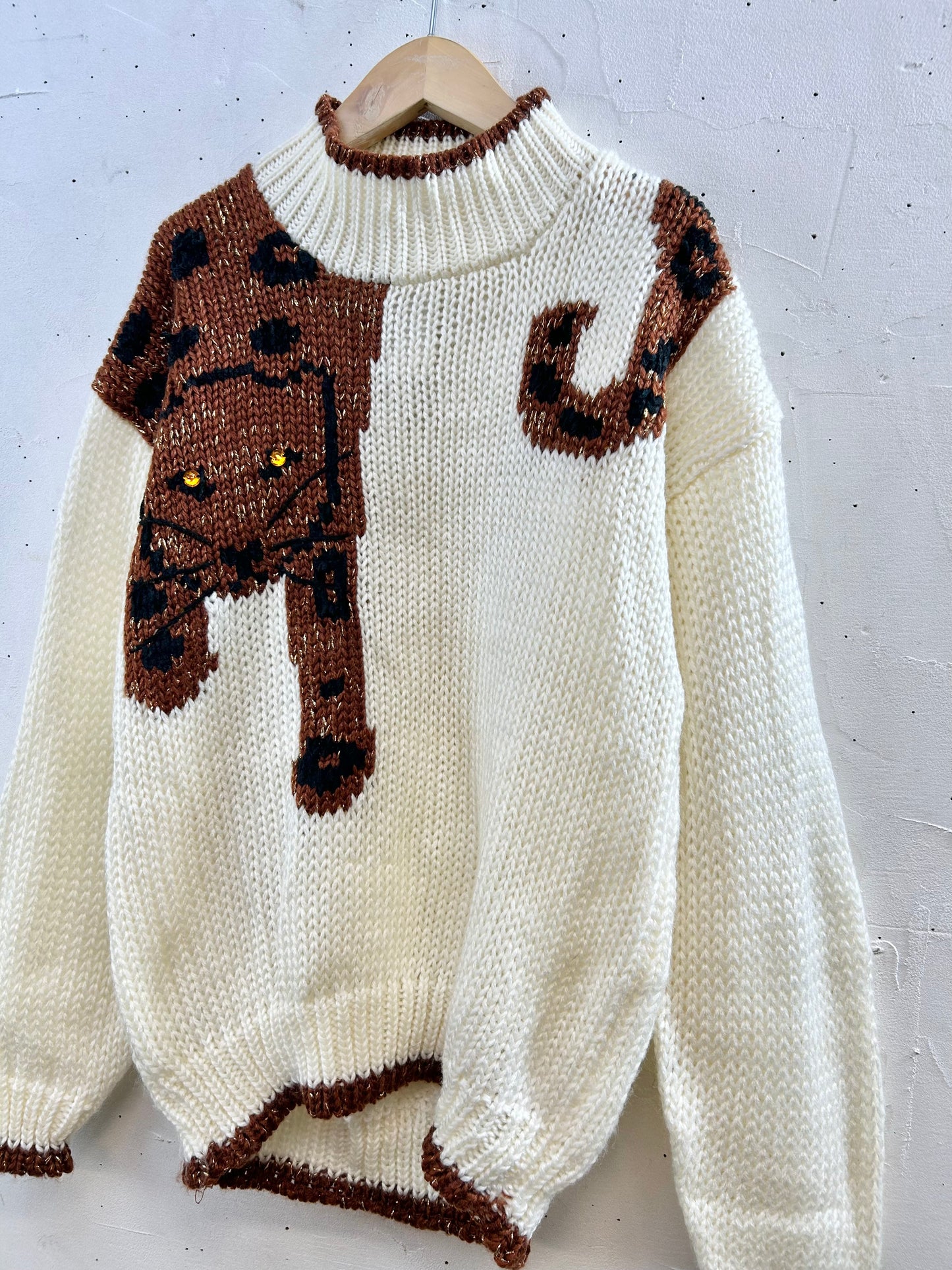 Vintage Hand Knit Sweater [J28753]