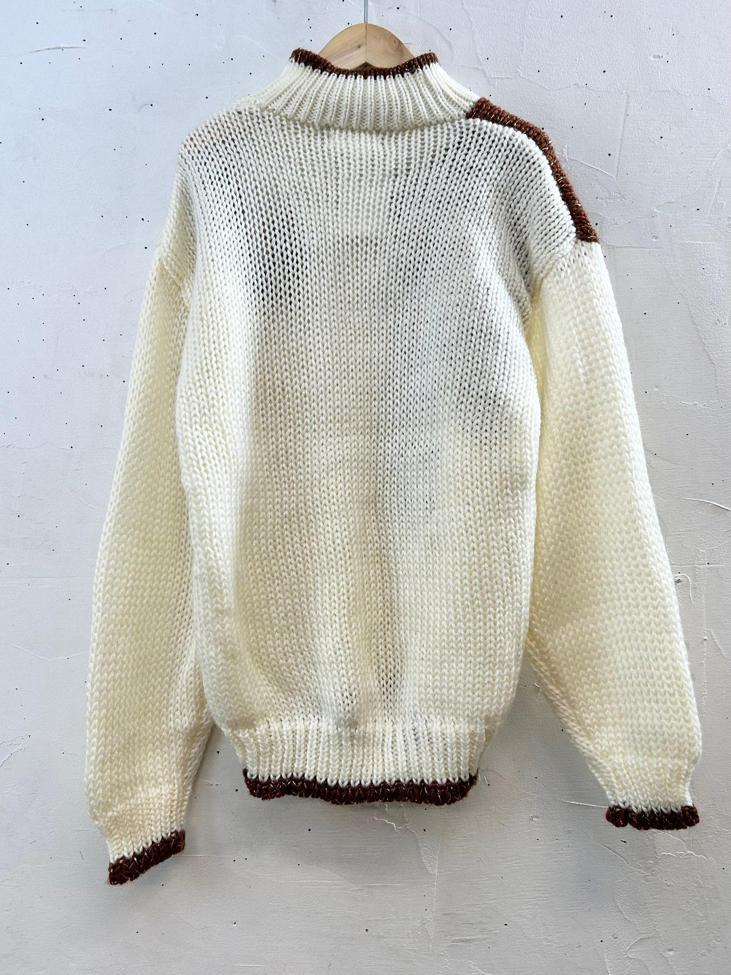 Vintage Hand Knit Sweater [J28753]