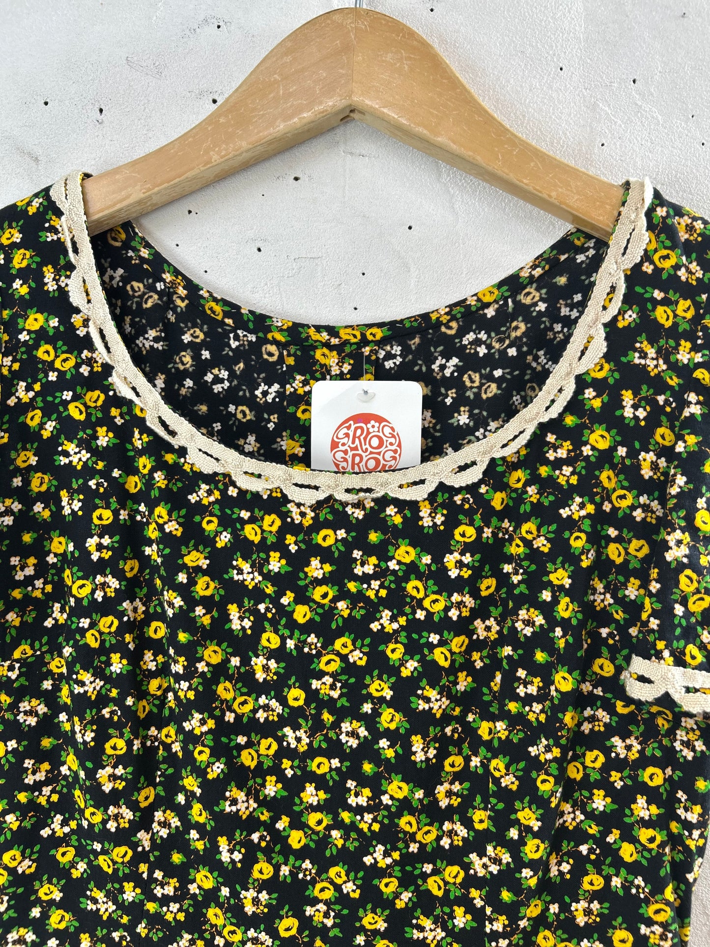 Vintage Flower Dress  [A29424]