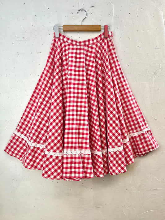 Vintage Tiered Skirt [D30059]