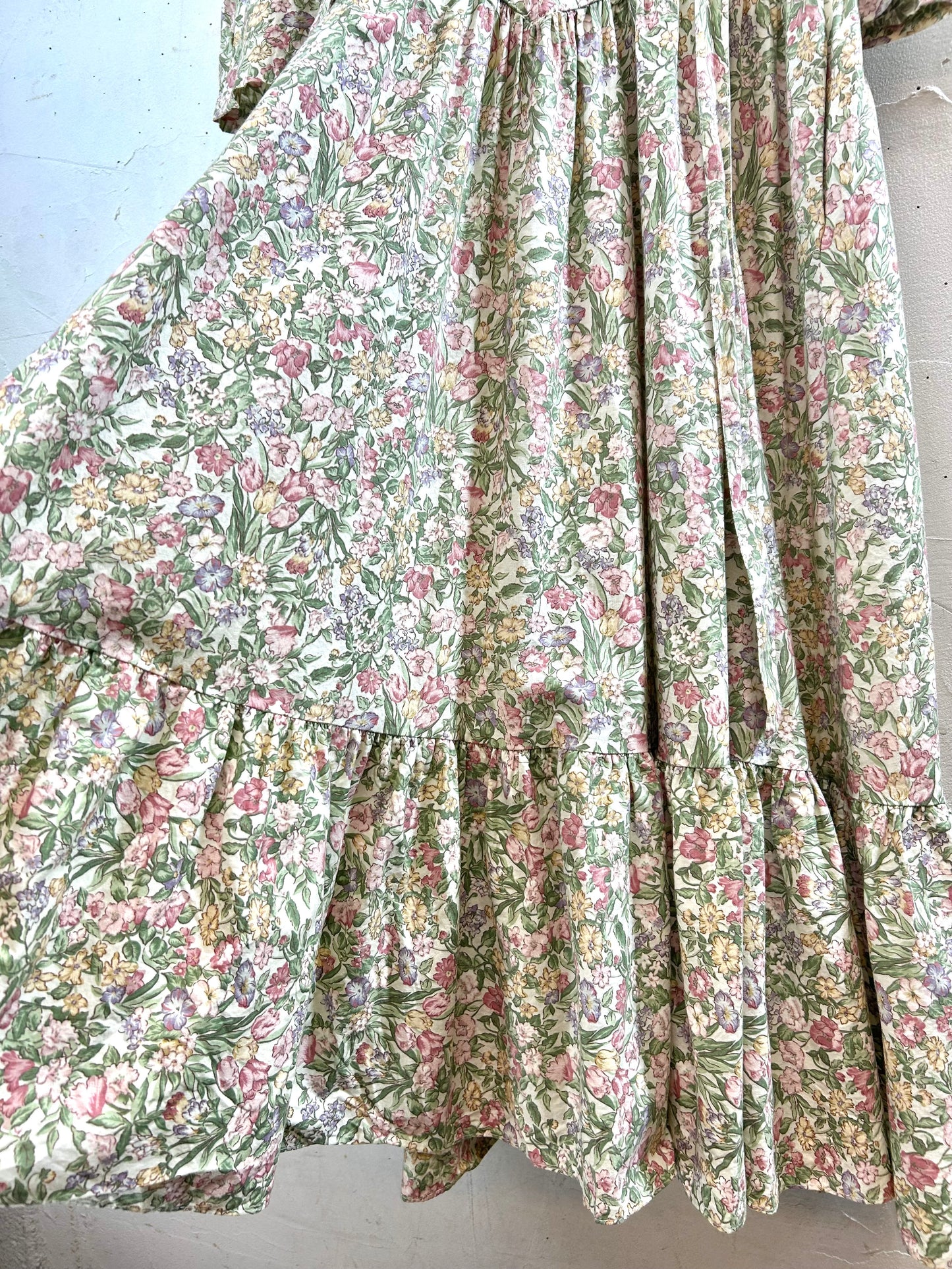 Vintage Flower Dress NEW YORK/PARIS [A29423]
