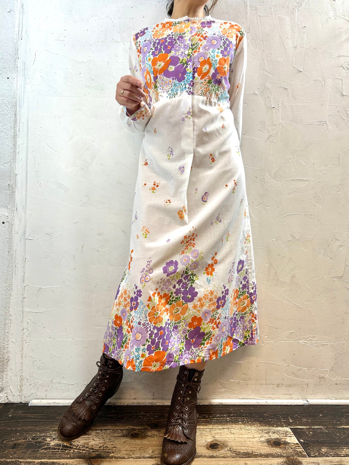 ’70s Vintage Dress [I28546]