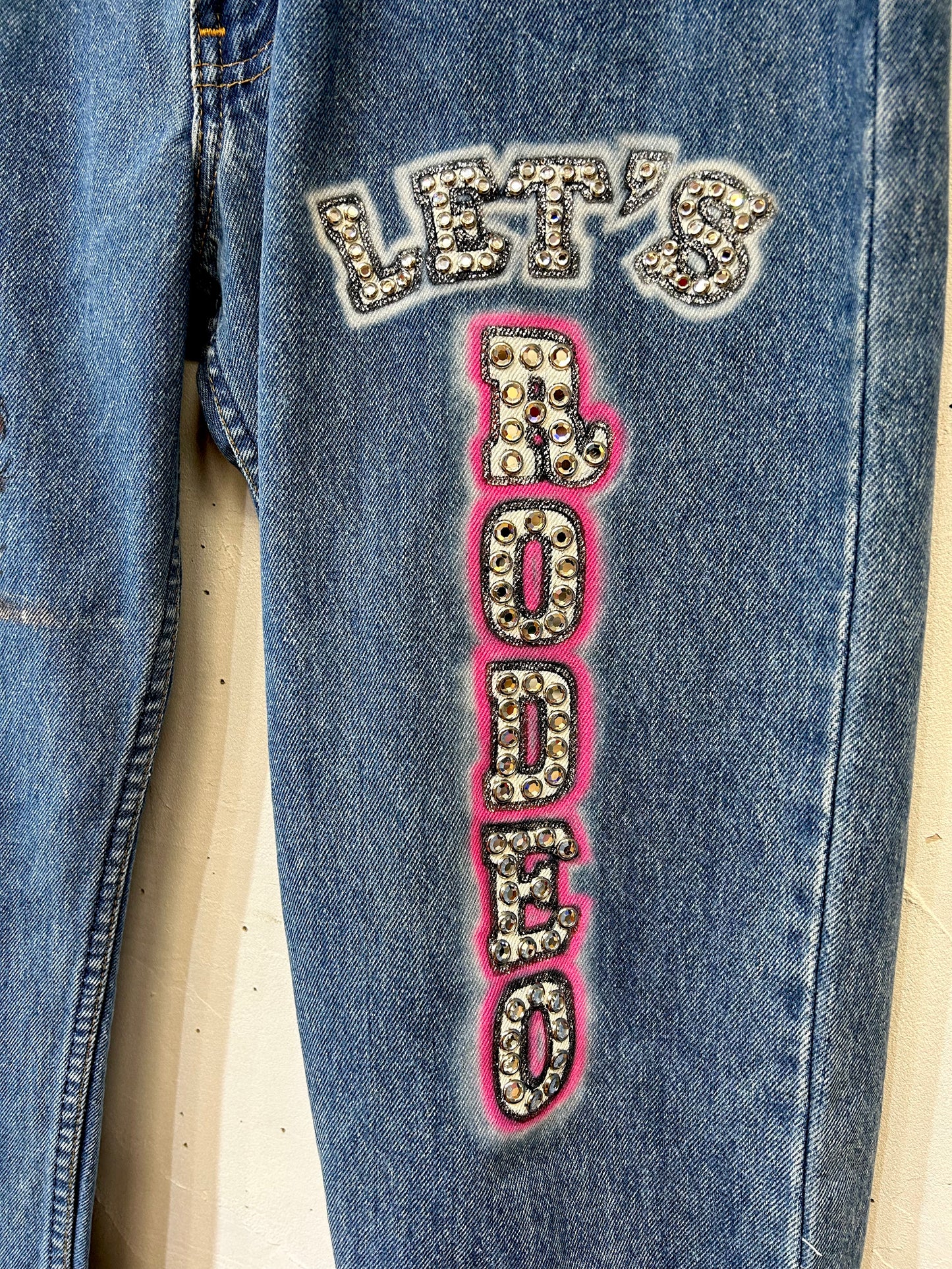 Vintage Hand Painted Pants 〜Levi′s〜 [I25067]