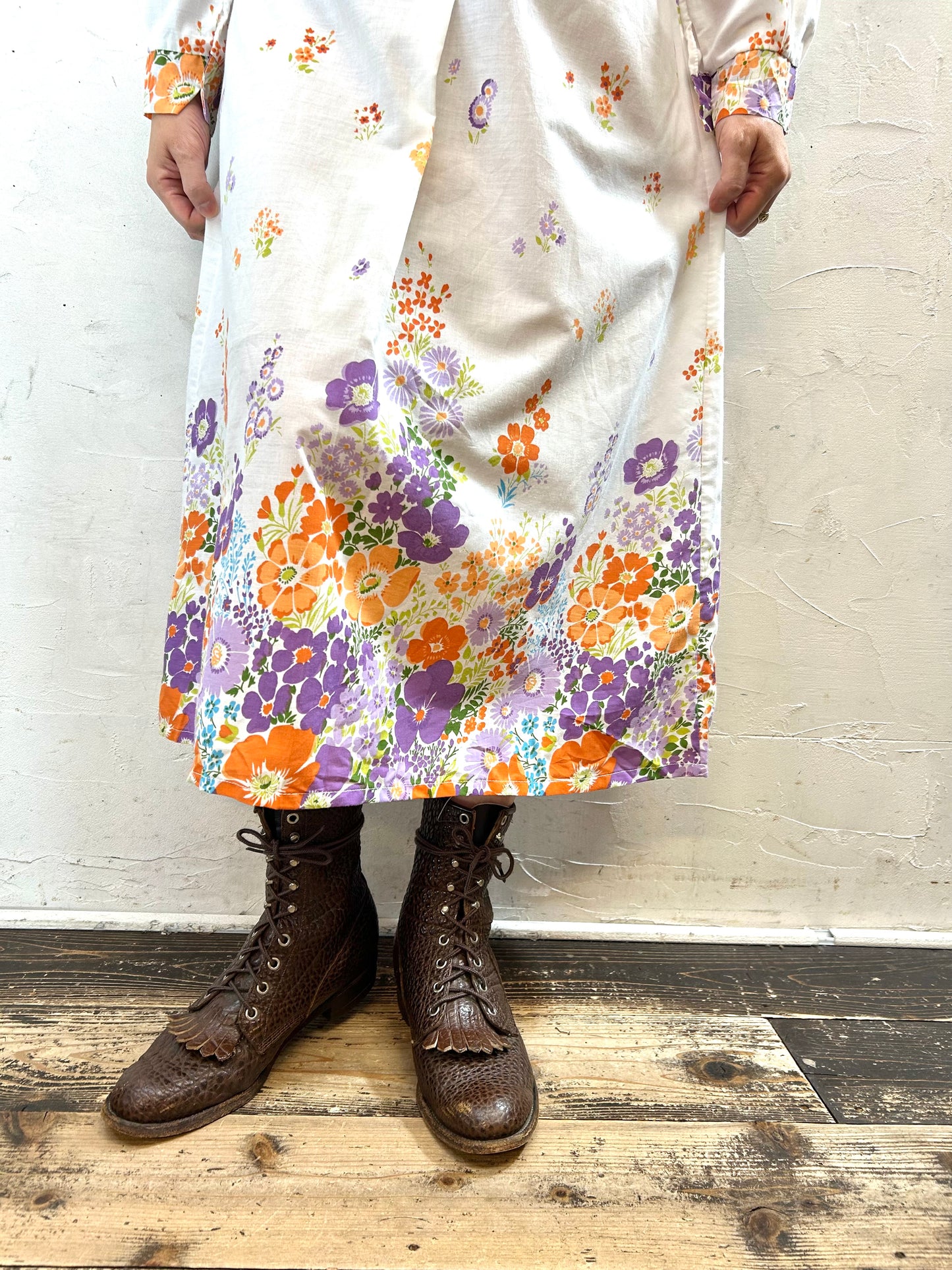 ’70s Vintage Dress [I28546]
