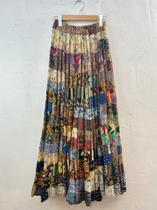 Vintage Patchwork Skirt [E30275]