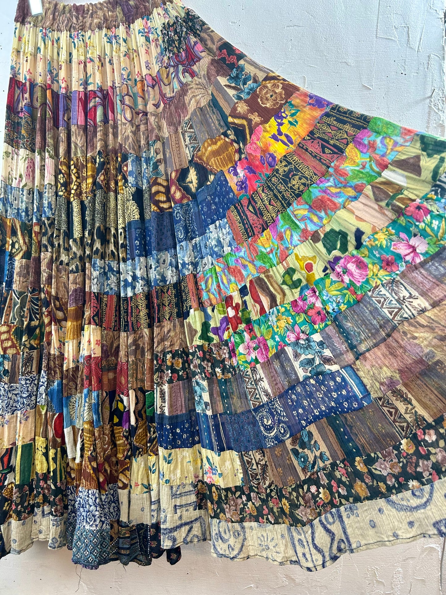 Vintage Patchwork Skirt [E30275]