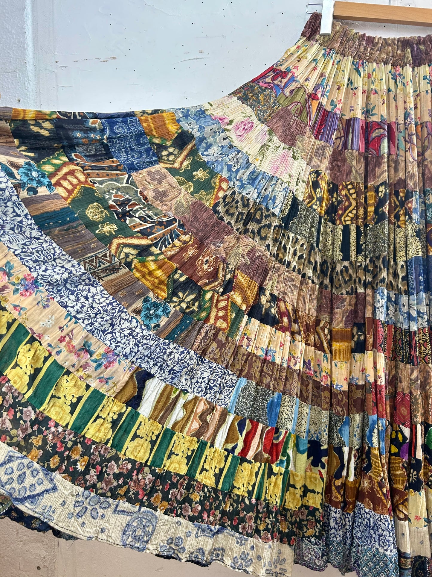 Vintage Patchwork Skirt [E30275]