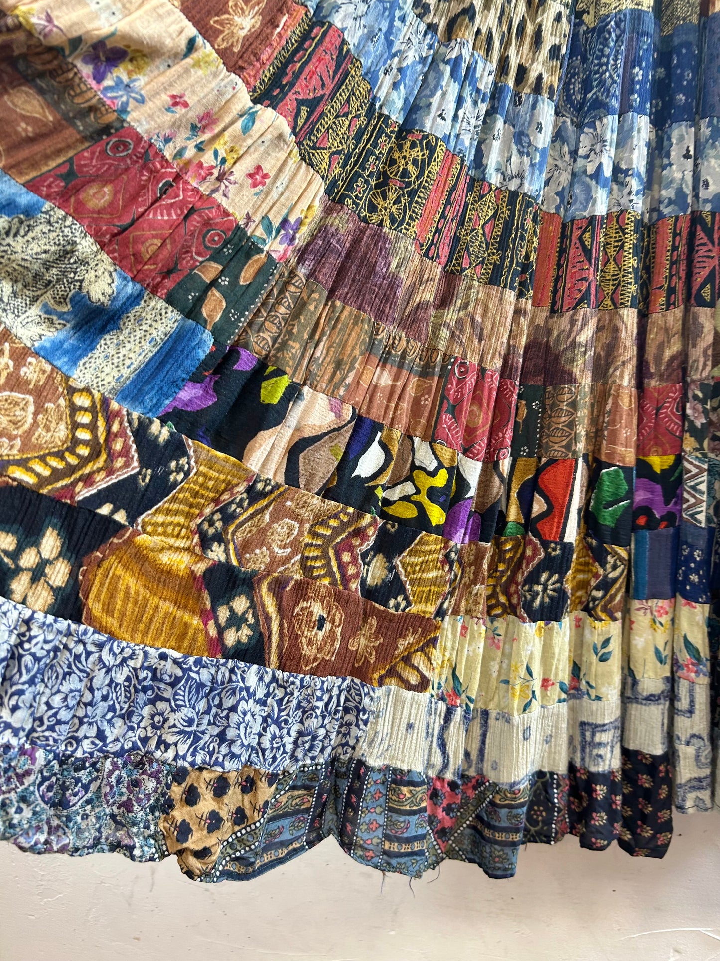 Vintage Patchwork Skirt [E30275]