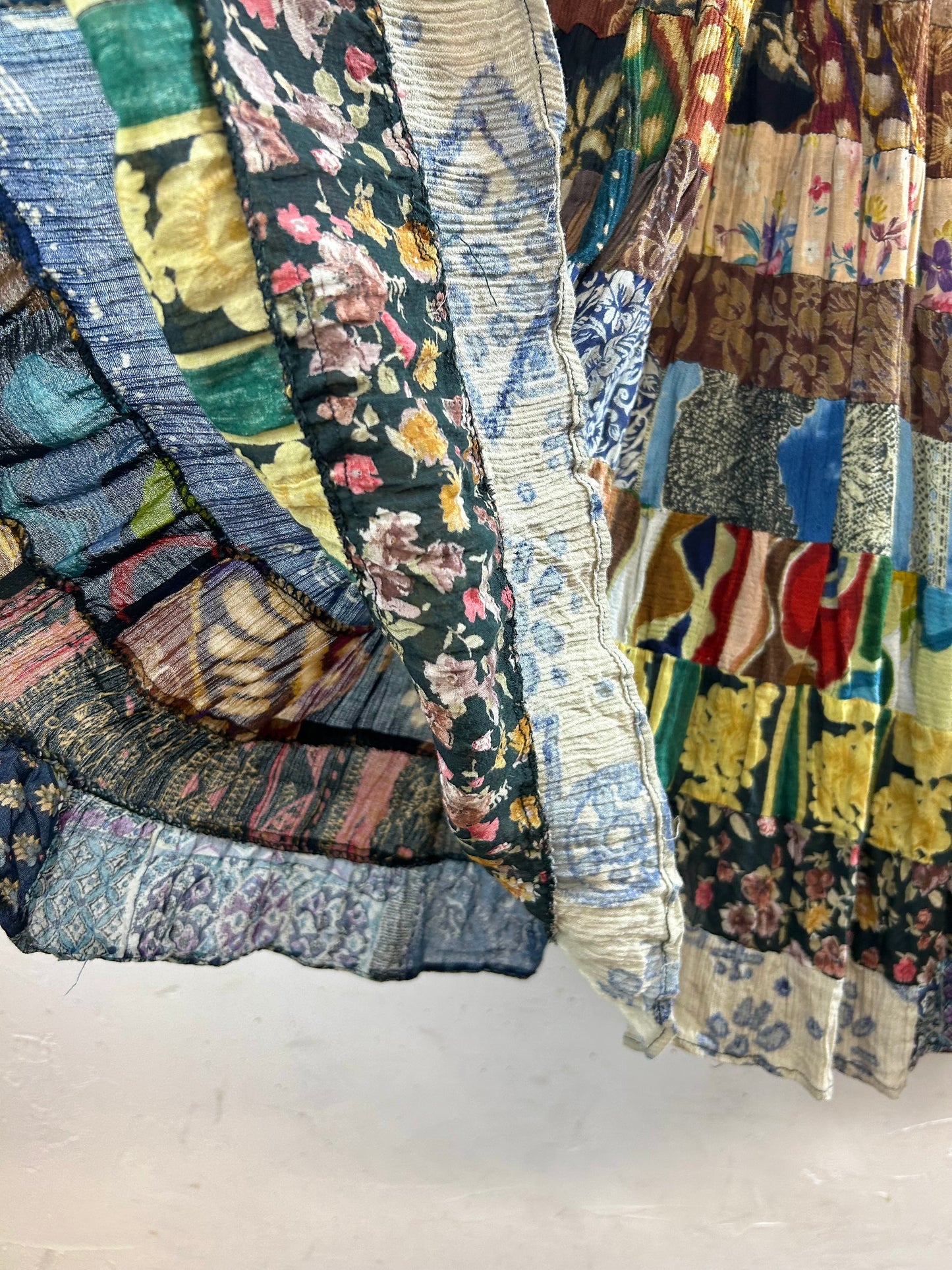 Vintage Patchwork Skirt [E30275]
