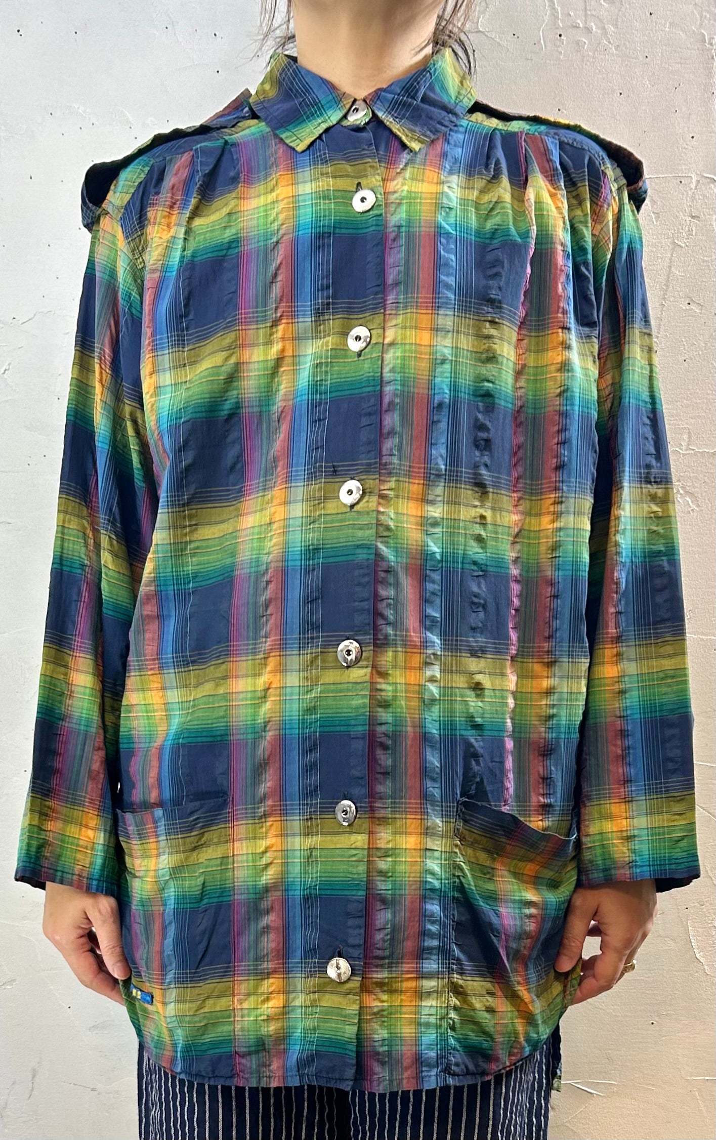 Vintage Shirt  FATTO IN ITALIA  [I28541]