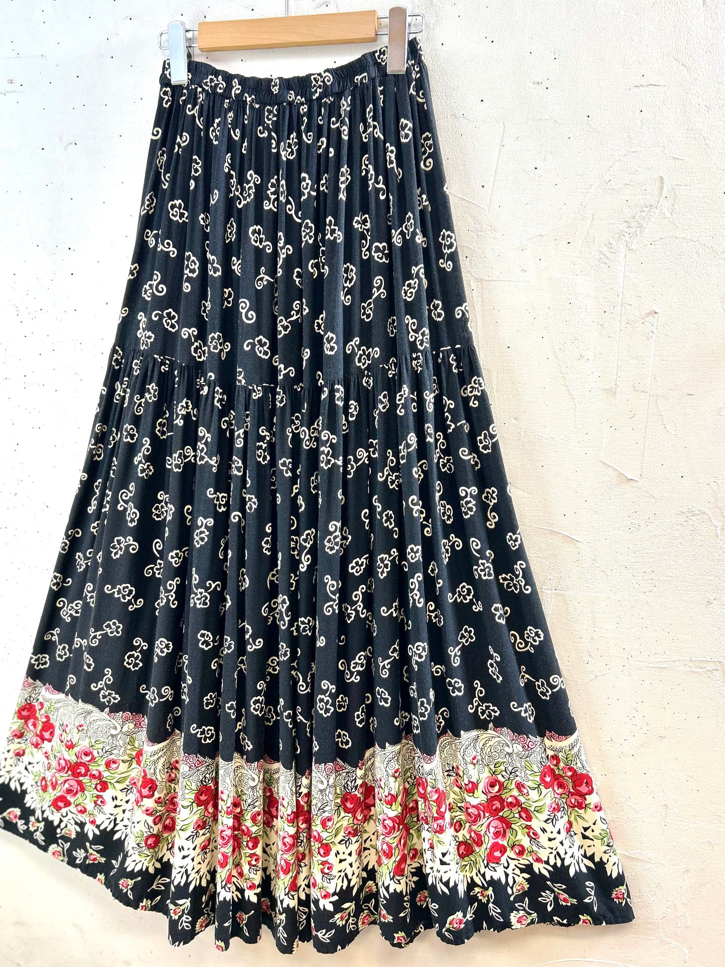 Vintage Tiered Skirt MADE IN USA [F30482]