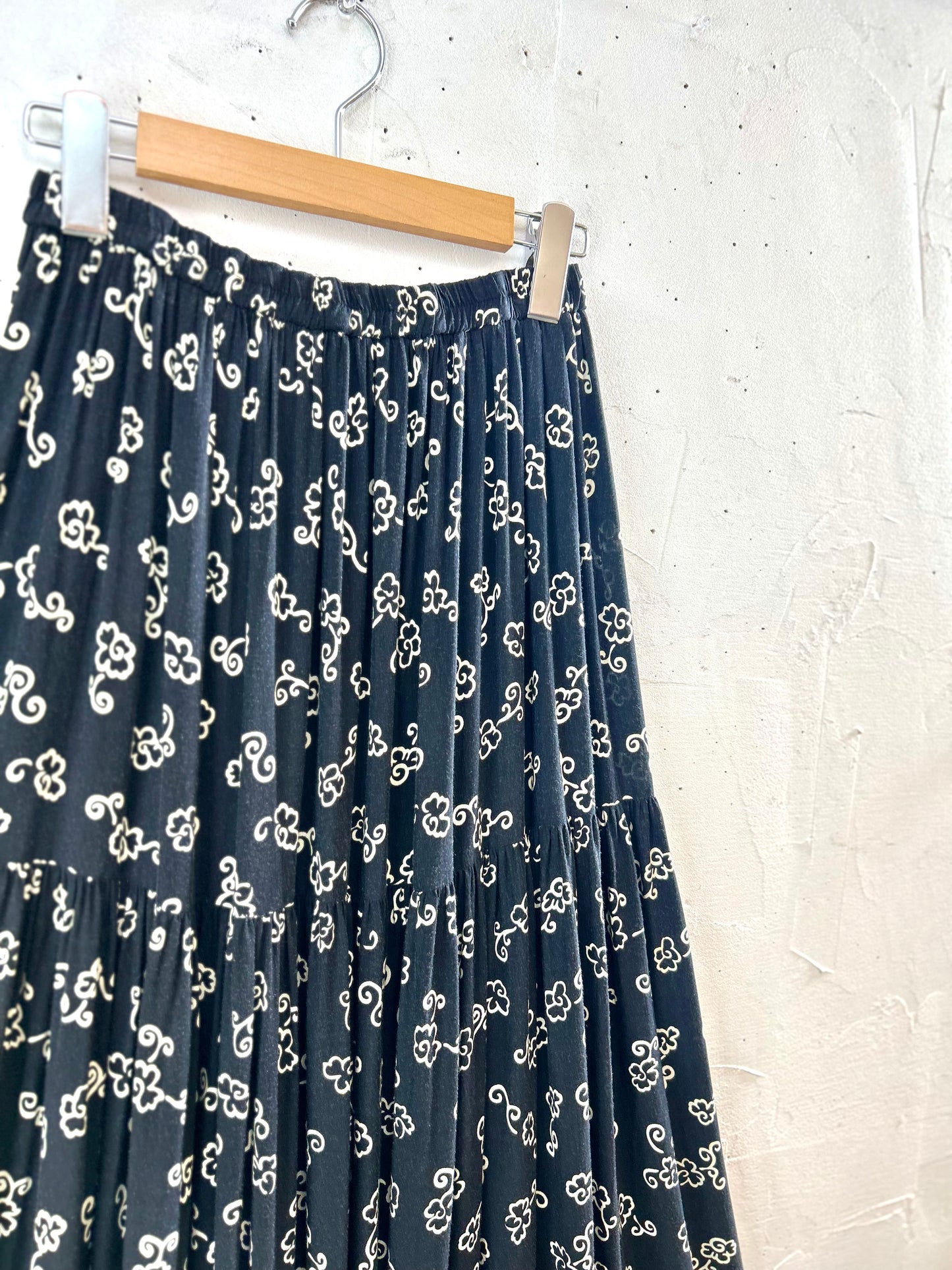 Vintage Tiered Skirt MADE IN USA [F30482]
