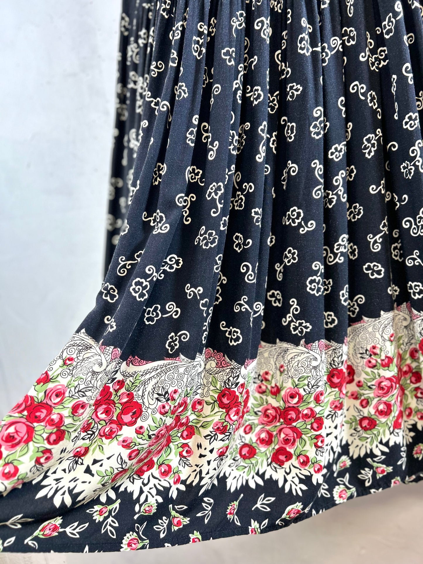 Vintage Tiered Skirt MADE IN USA [F30482]