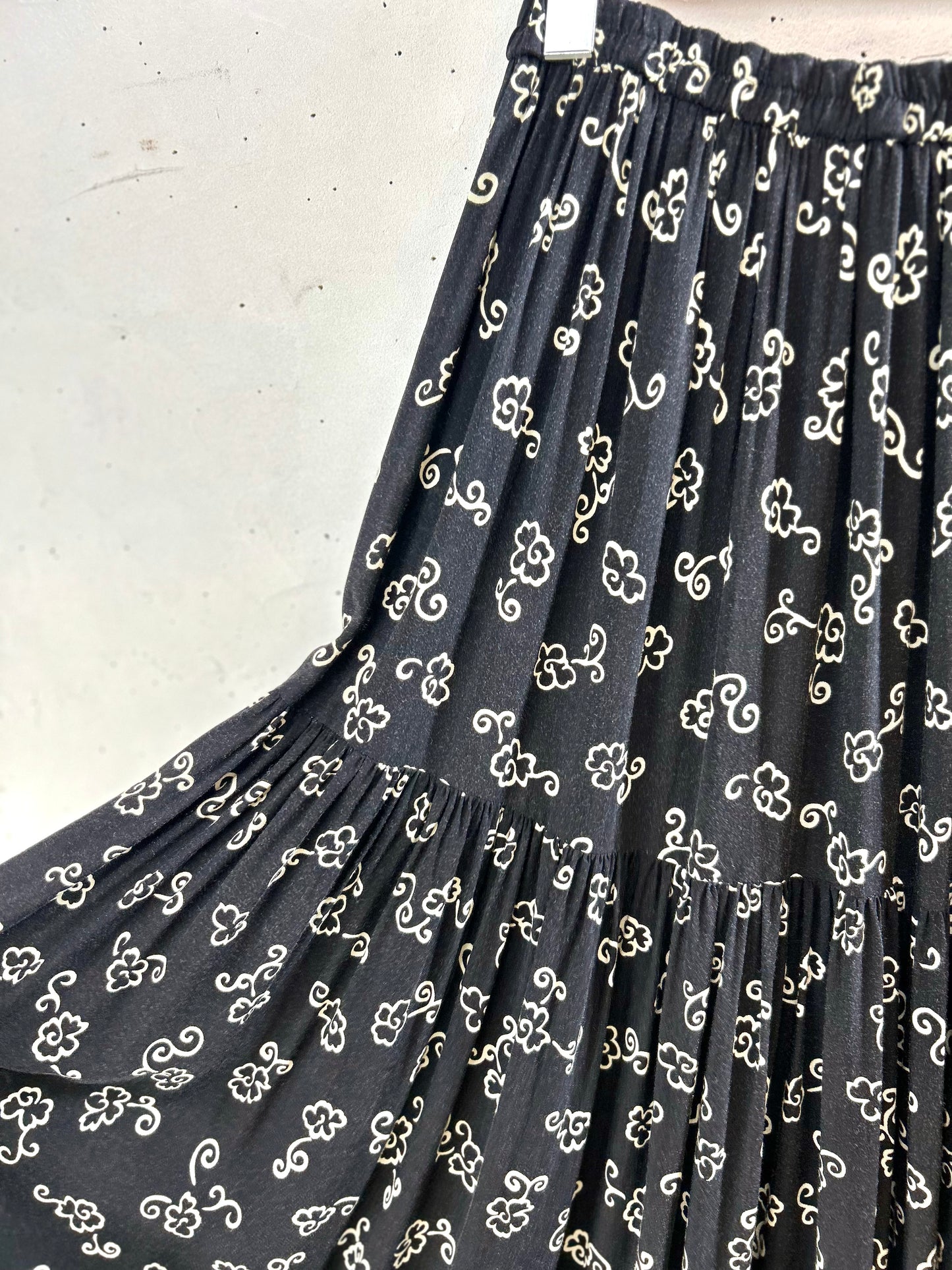 Vintage Tiered Skirt MADE IN USA [F30482]