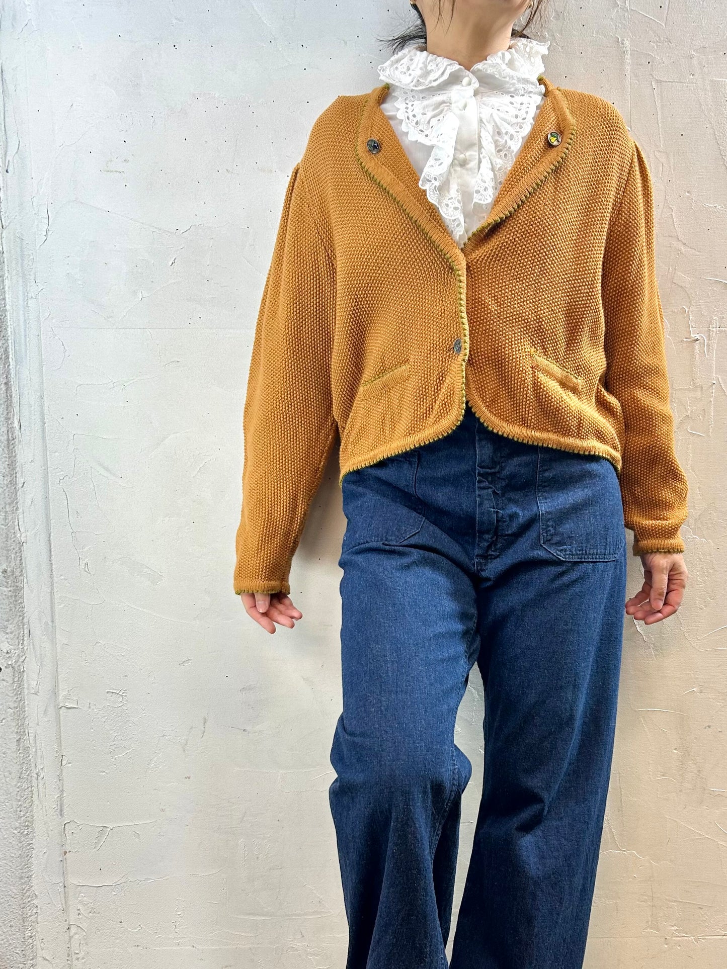 Vintage Tyrol Knit Cardigan 〜STAPF〜 MADE IN AUSTRIA  [I28542]