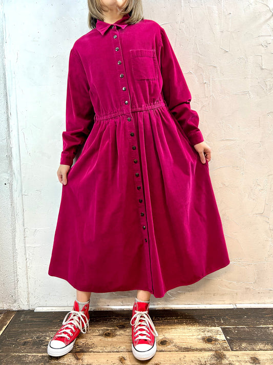 Vintage Corduroy Dress  [K28995]