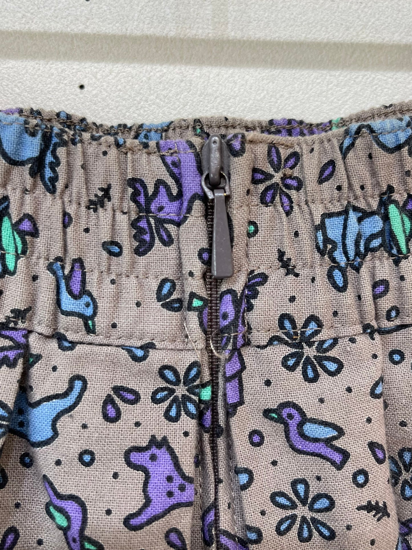 Vintage Deer Print Skirt [B26198]