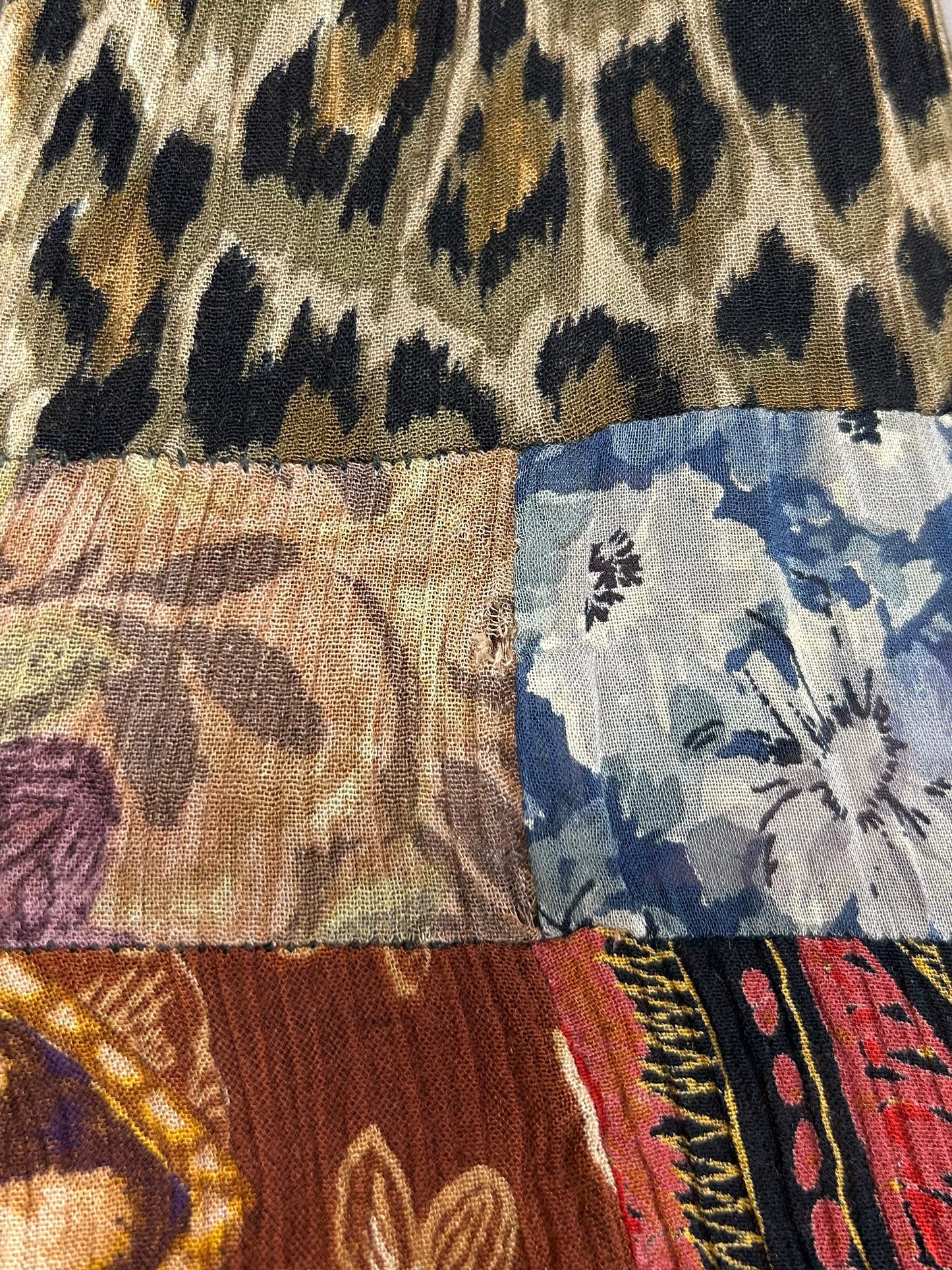 Vintage Patchwork Skirt [E30275]