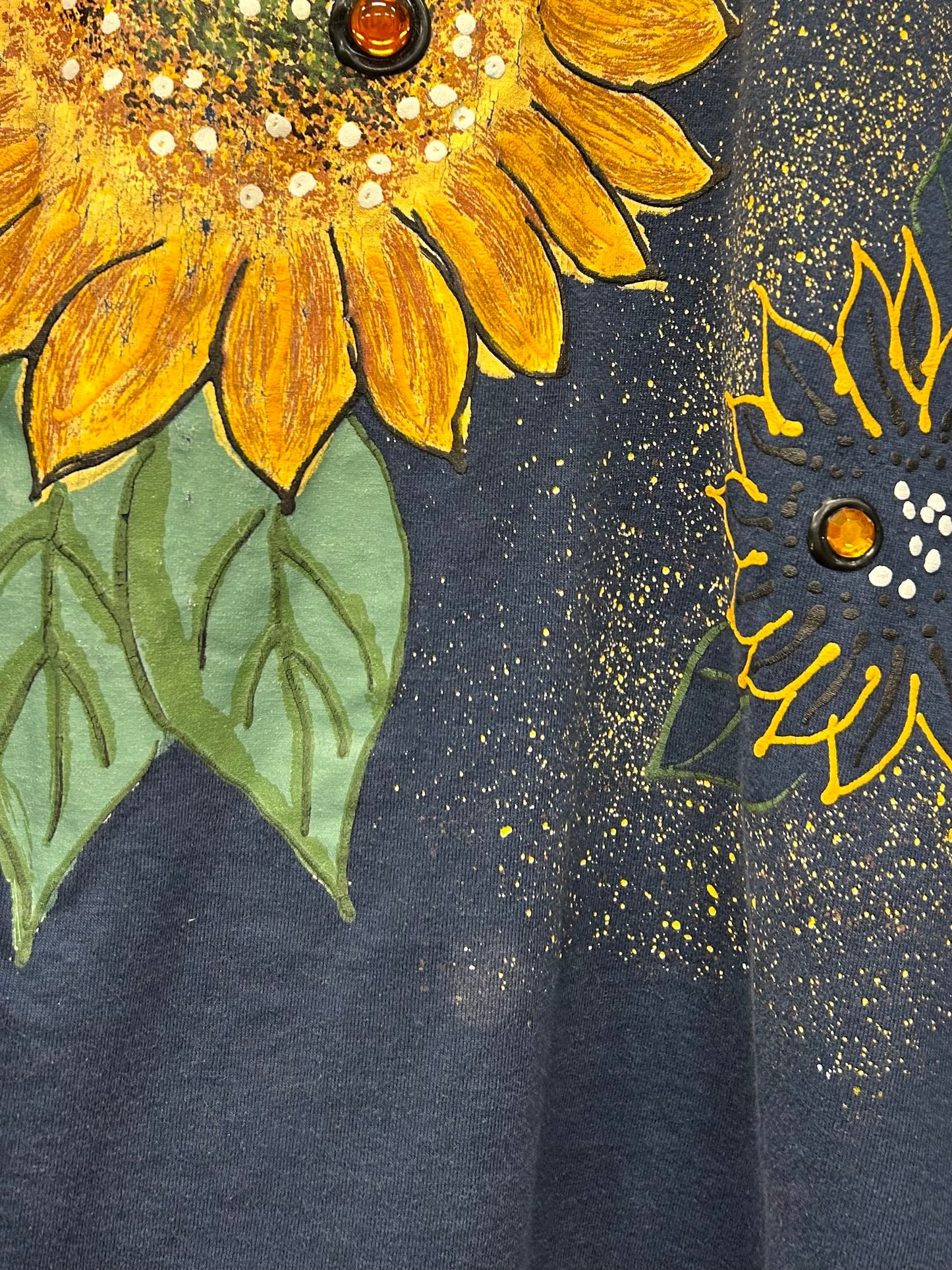 Vintage Hand Painted T-Shirt MADE IN USA [E27217]