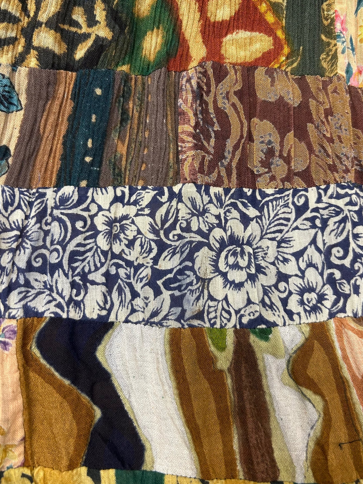 Vintage Patchwork Skirt [E30275]