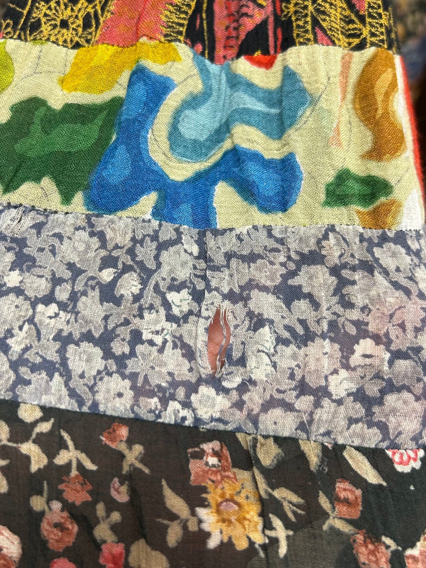 Vintage Patchwork Skirt [E30275]