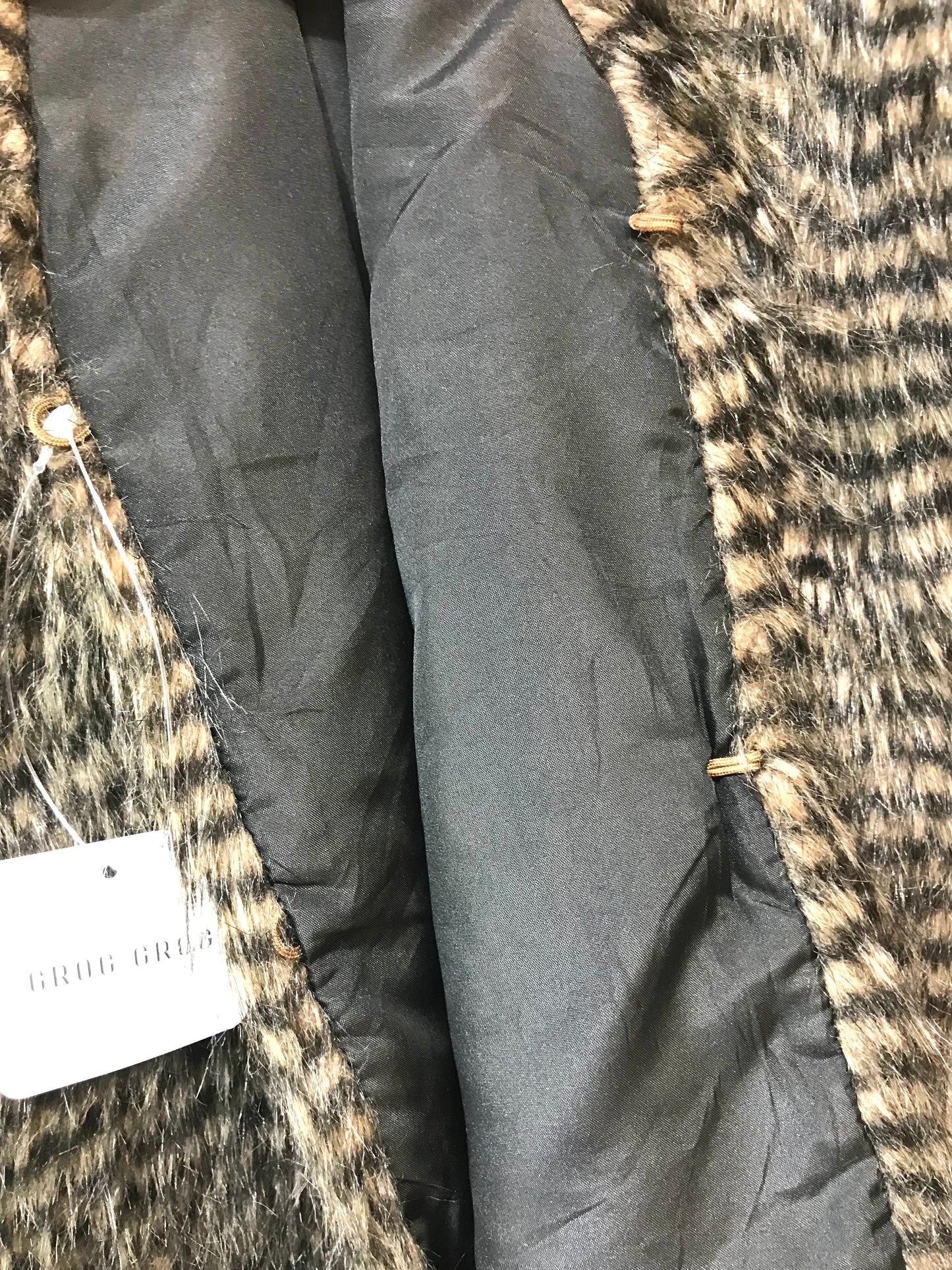 Vintage Faux Fur Vest [K25419]