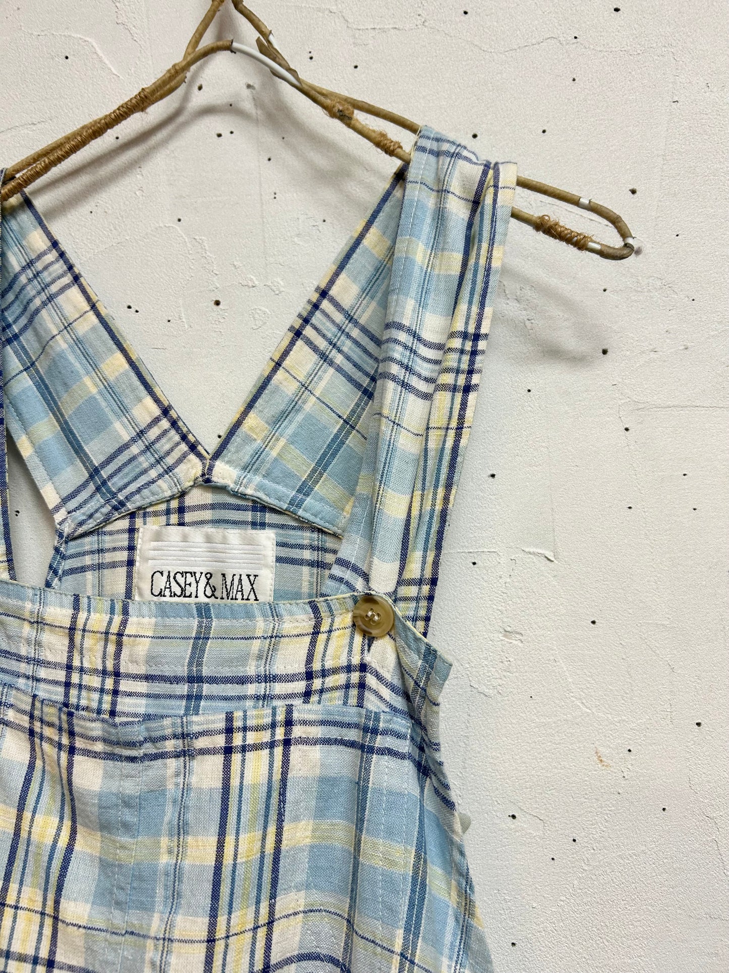Vintage Plaid Jumper Skirt〜CASEY&MAX〜 [D26791]