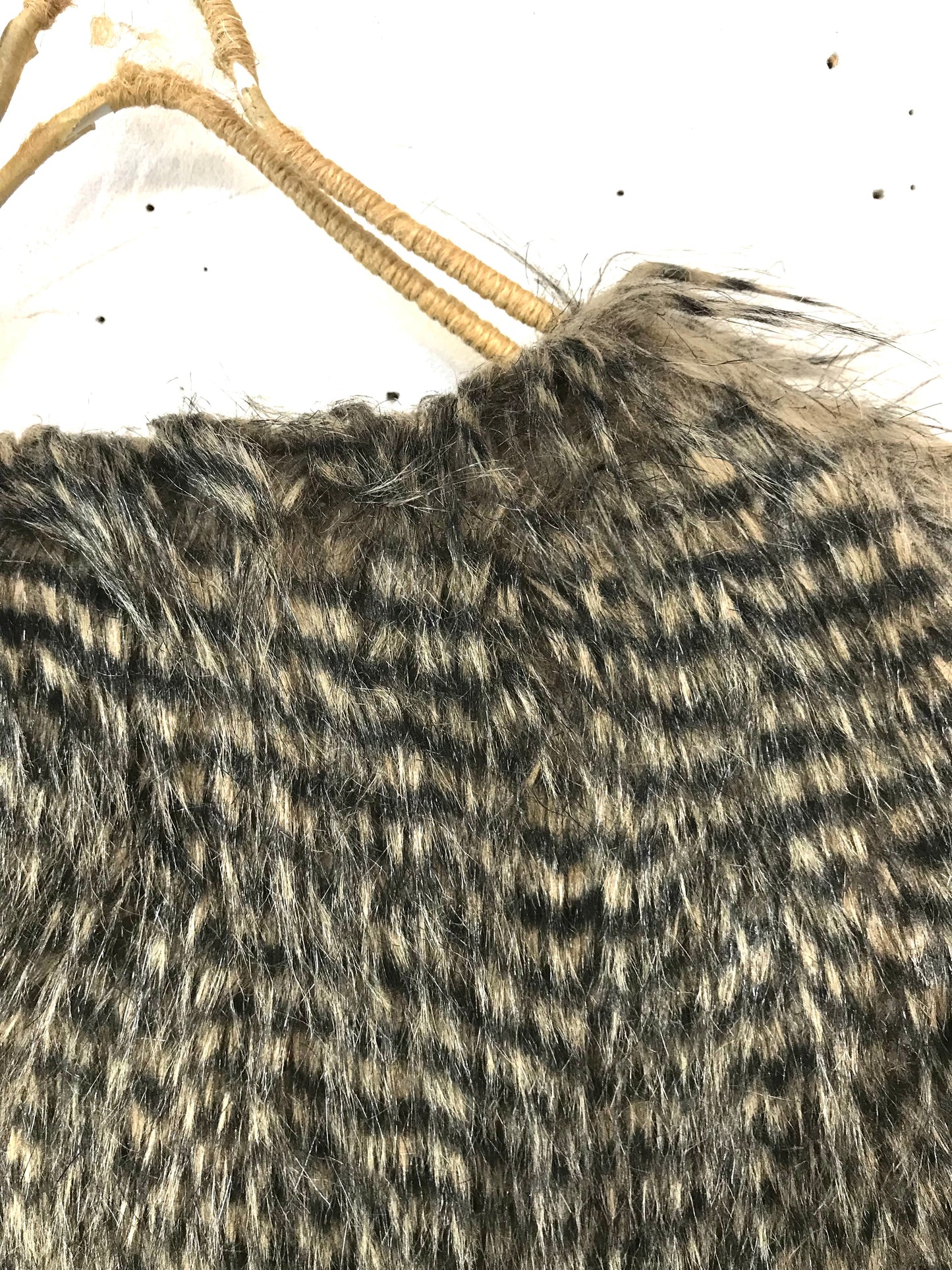 Vintage Faux Fur Vest [K25419]