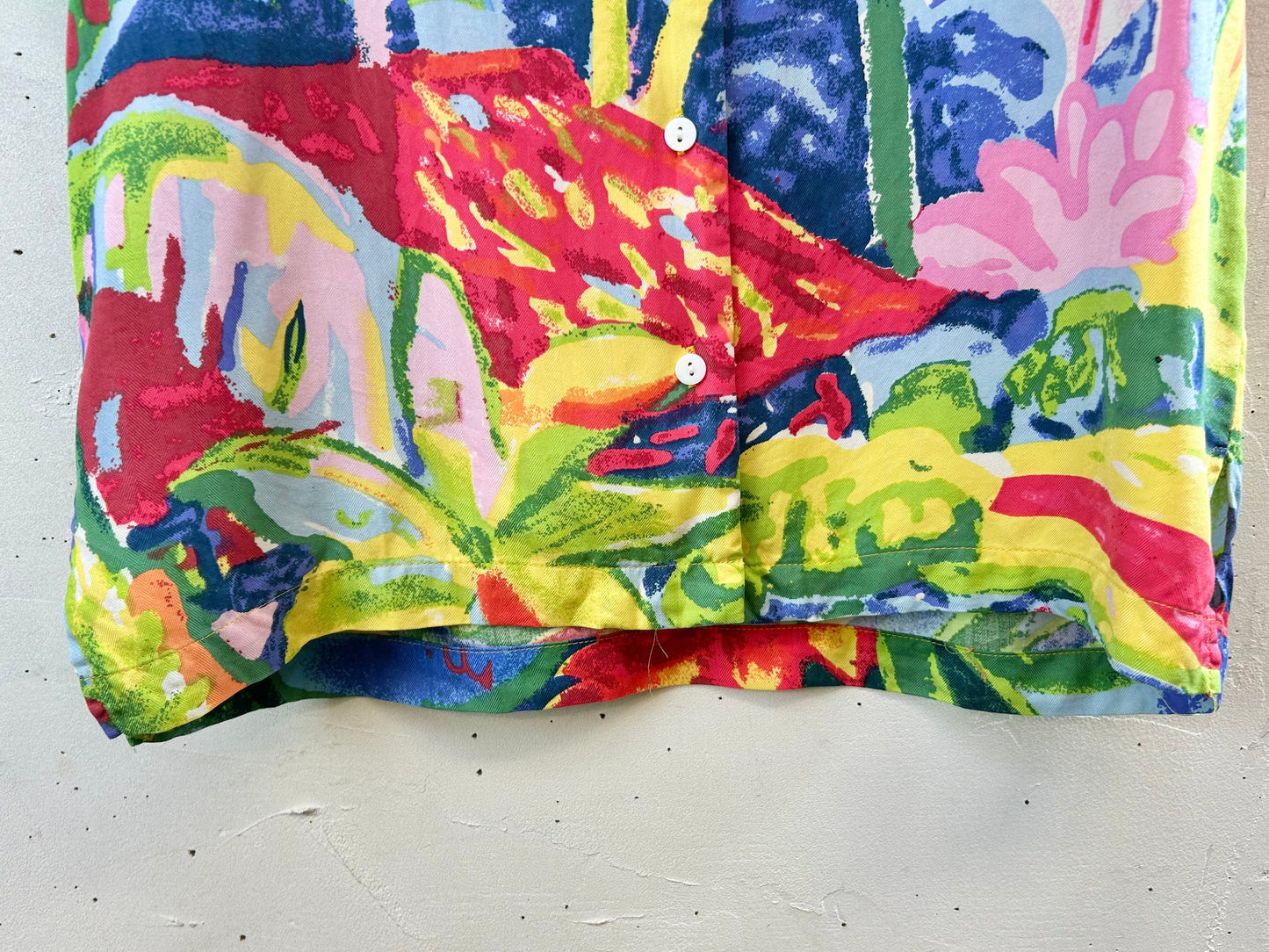 Vintage Silk Shirt 〜Michael Leu〜 [F30494]