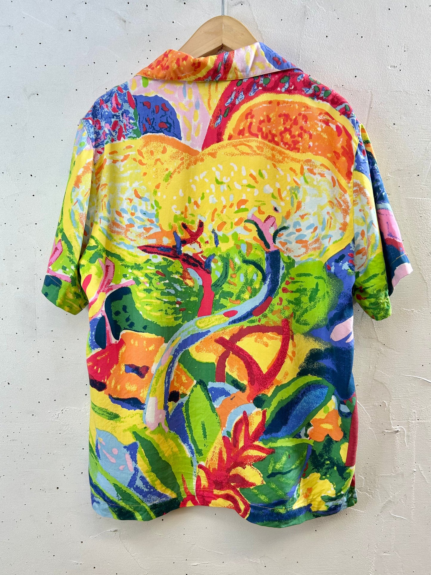 Vintage Silk Shirt 〜Michael Leu〜 [F30494]