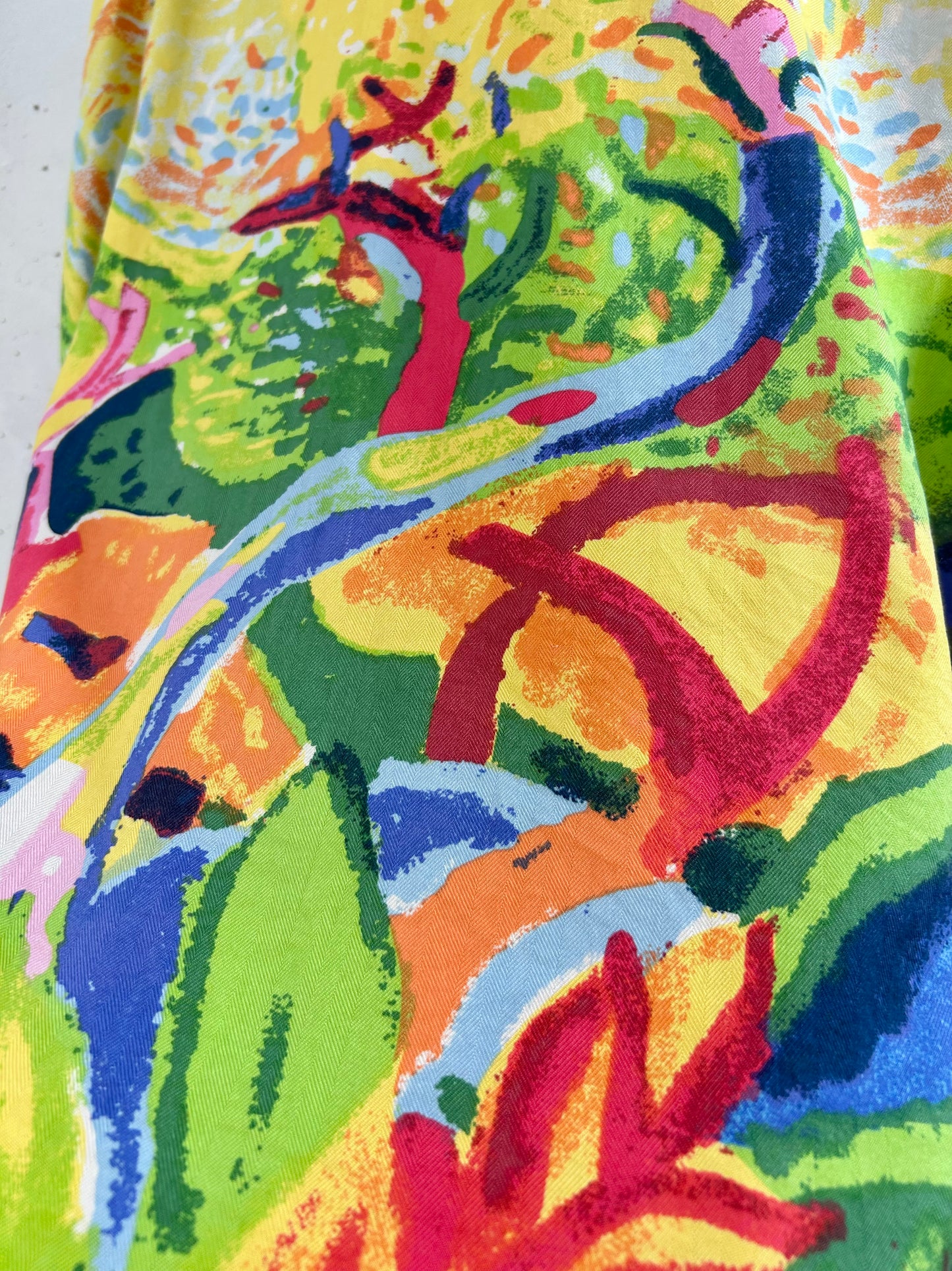 Vintage Silk Shirt 〜Michael Leu〜 [F30494]