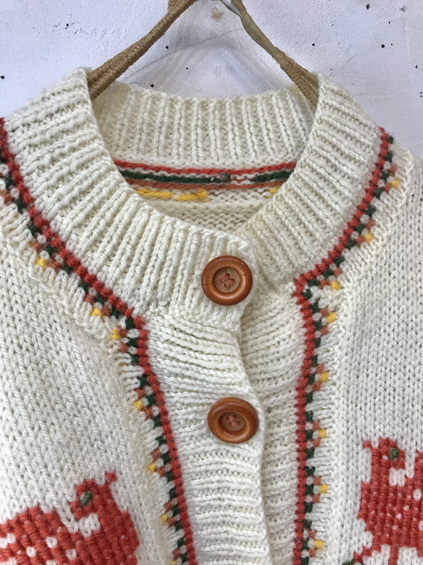 Vintage Hand Knit Cardigan [K25424]