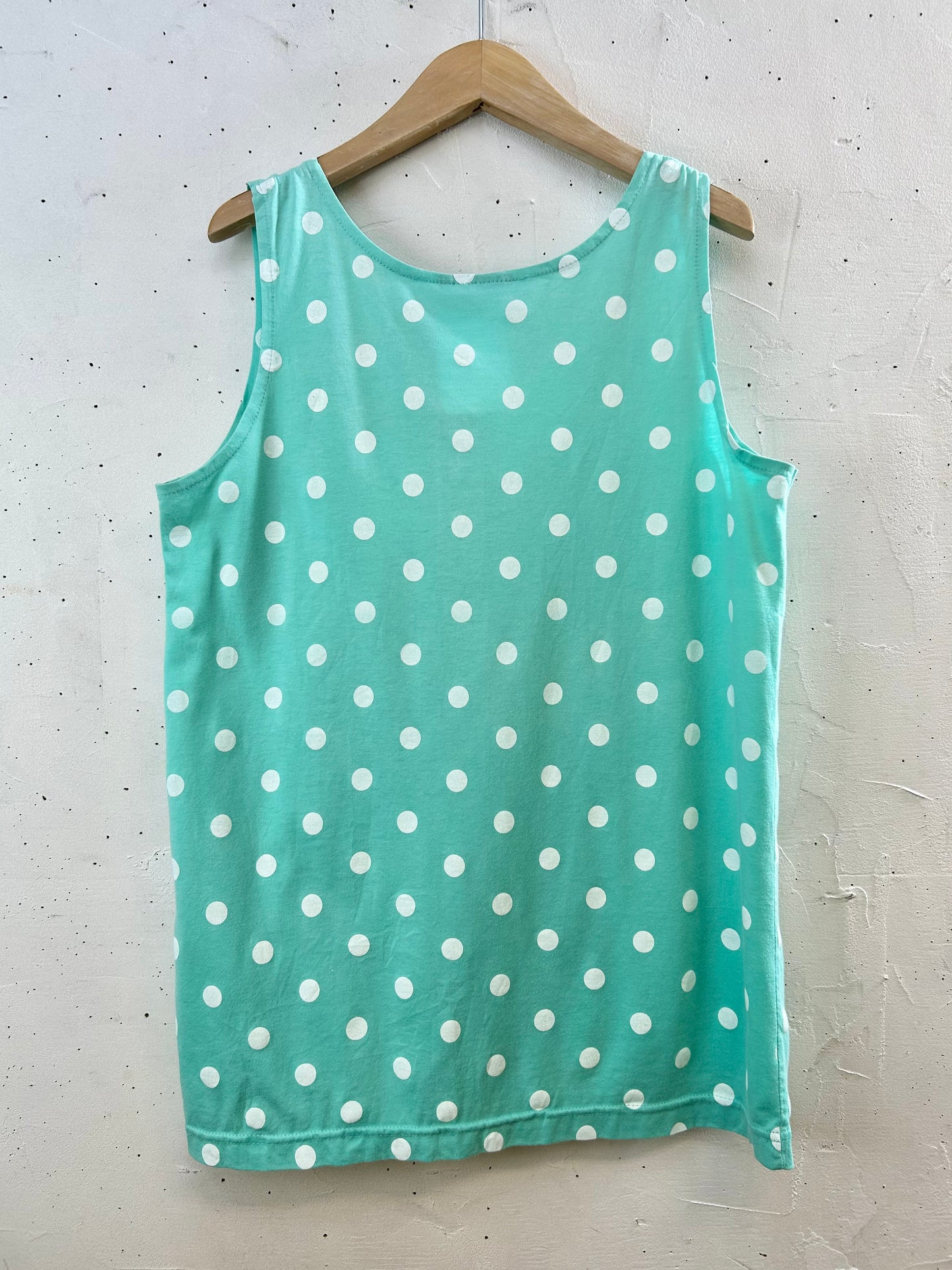 Vintage Henry Neck Tank Top [F30491]