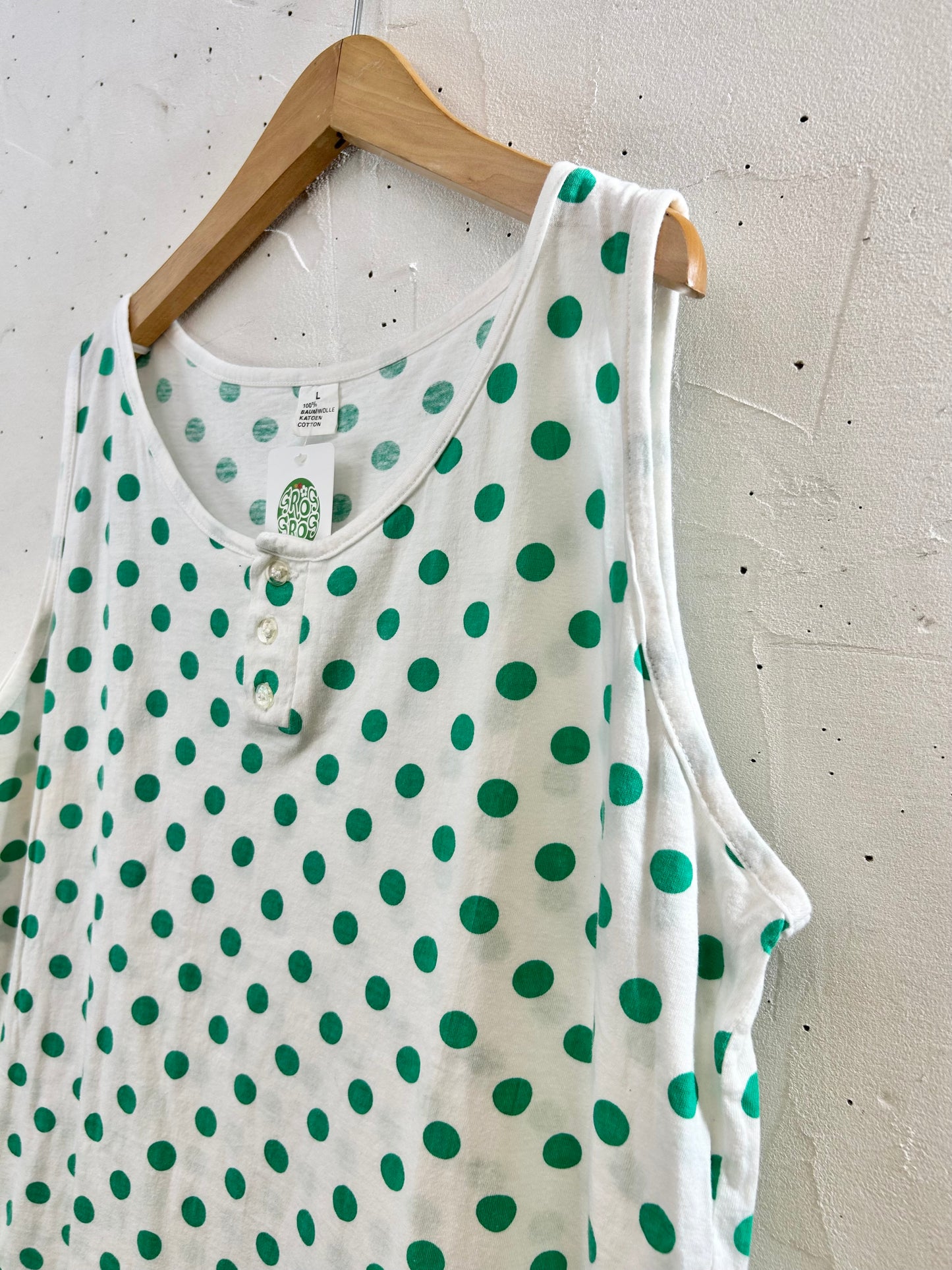 Vintage Henry Neck Tank Top [F30490]