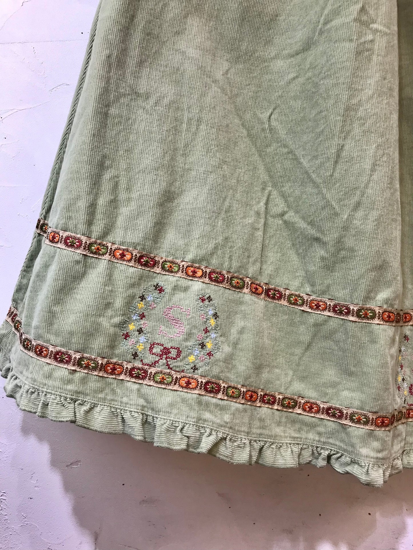 ’70s Vintage Skirt [K25422]