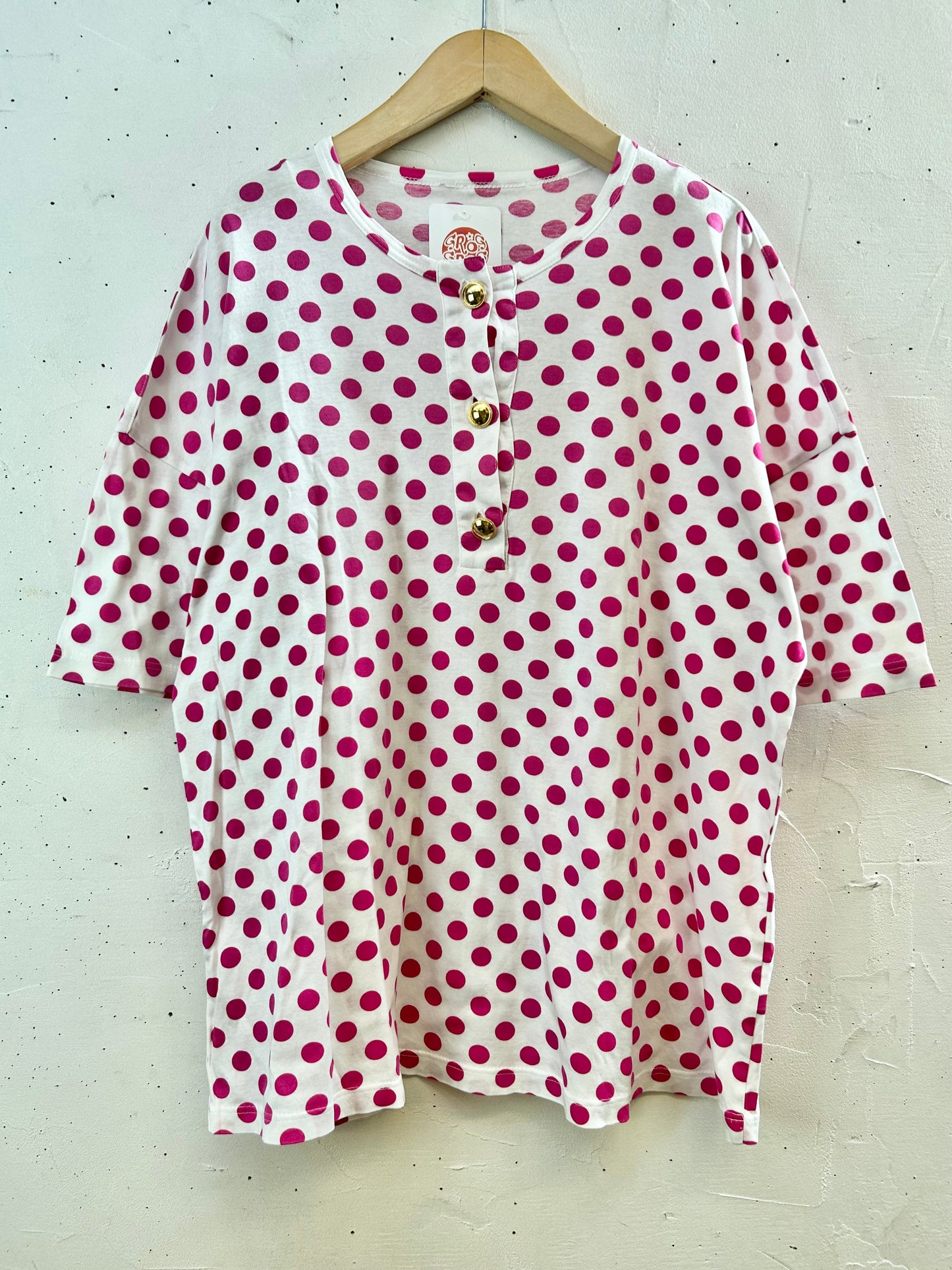 Vintage Henry Neck T-Shirt [F30492]