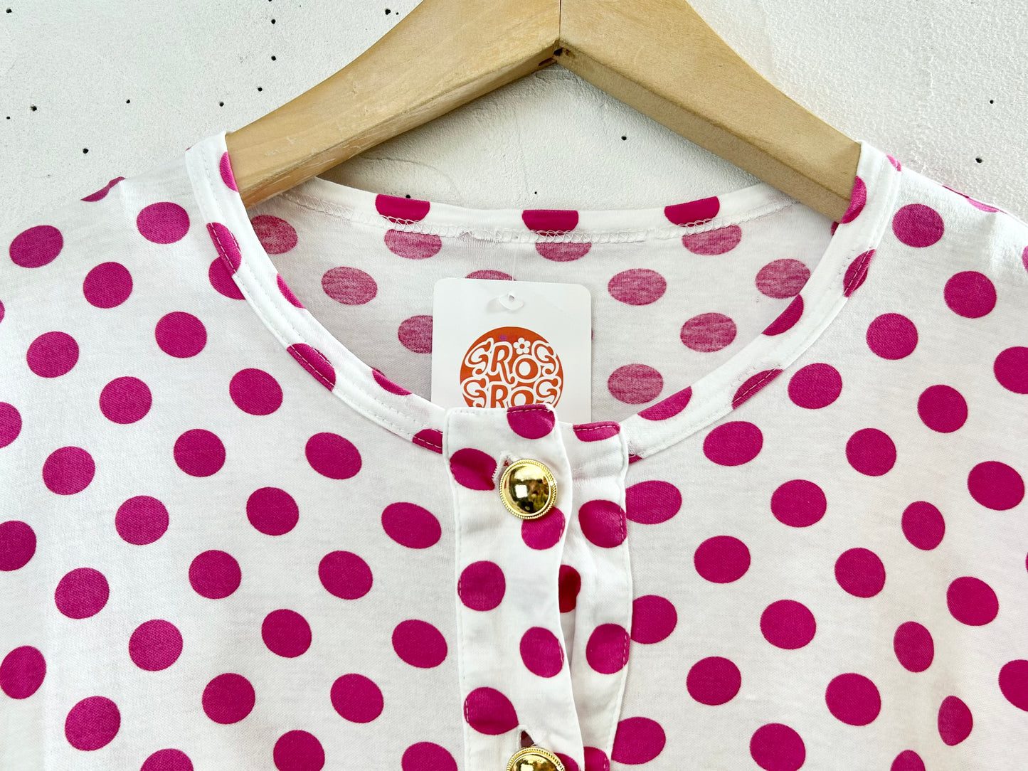 Vintage Henry Neck T-Shirt [F30492]